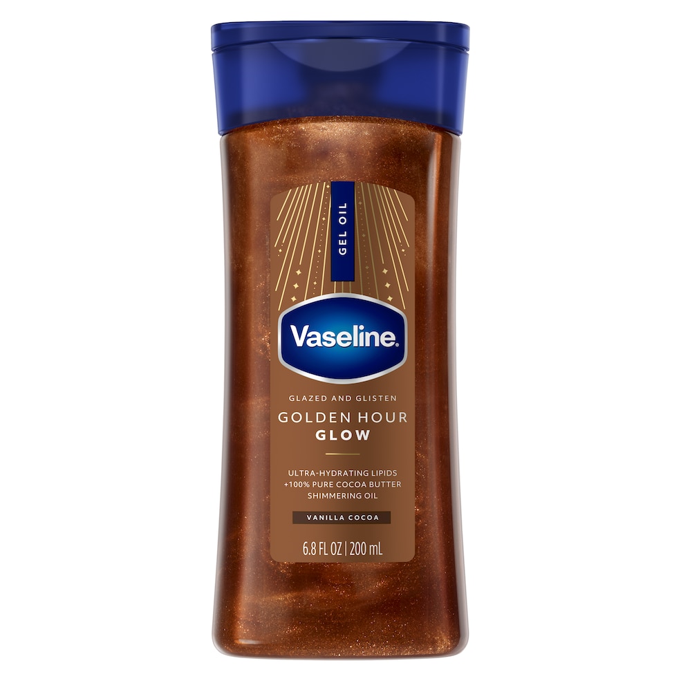 Golden Hour Glow Bronze Body Shimmer Gel Oil by Vaseline