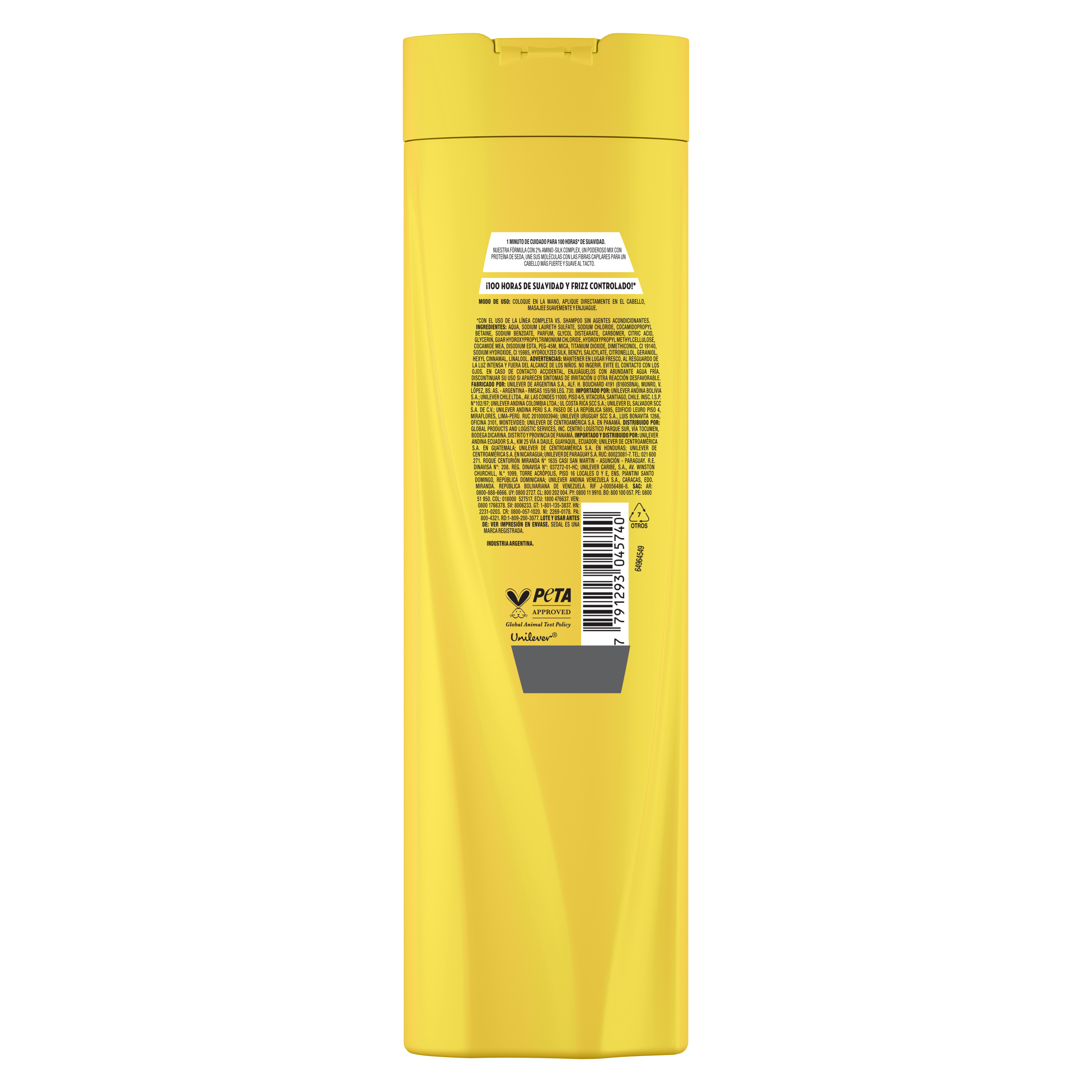 Sedal Crema Balance Toque de Seda Shampoo