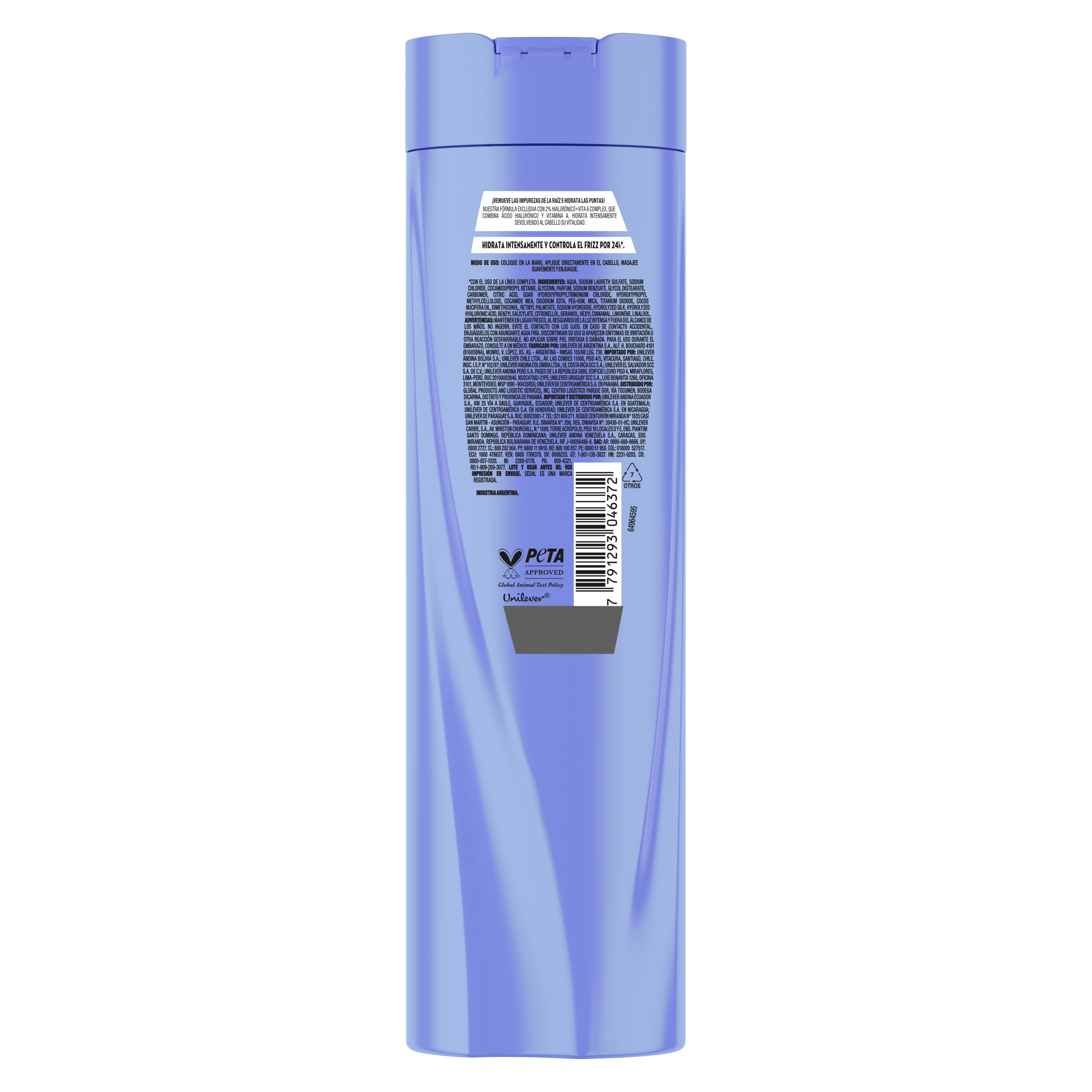 Sedal Ácido Hialurónico + Vitamina A Shampoo