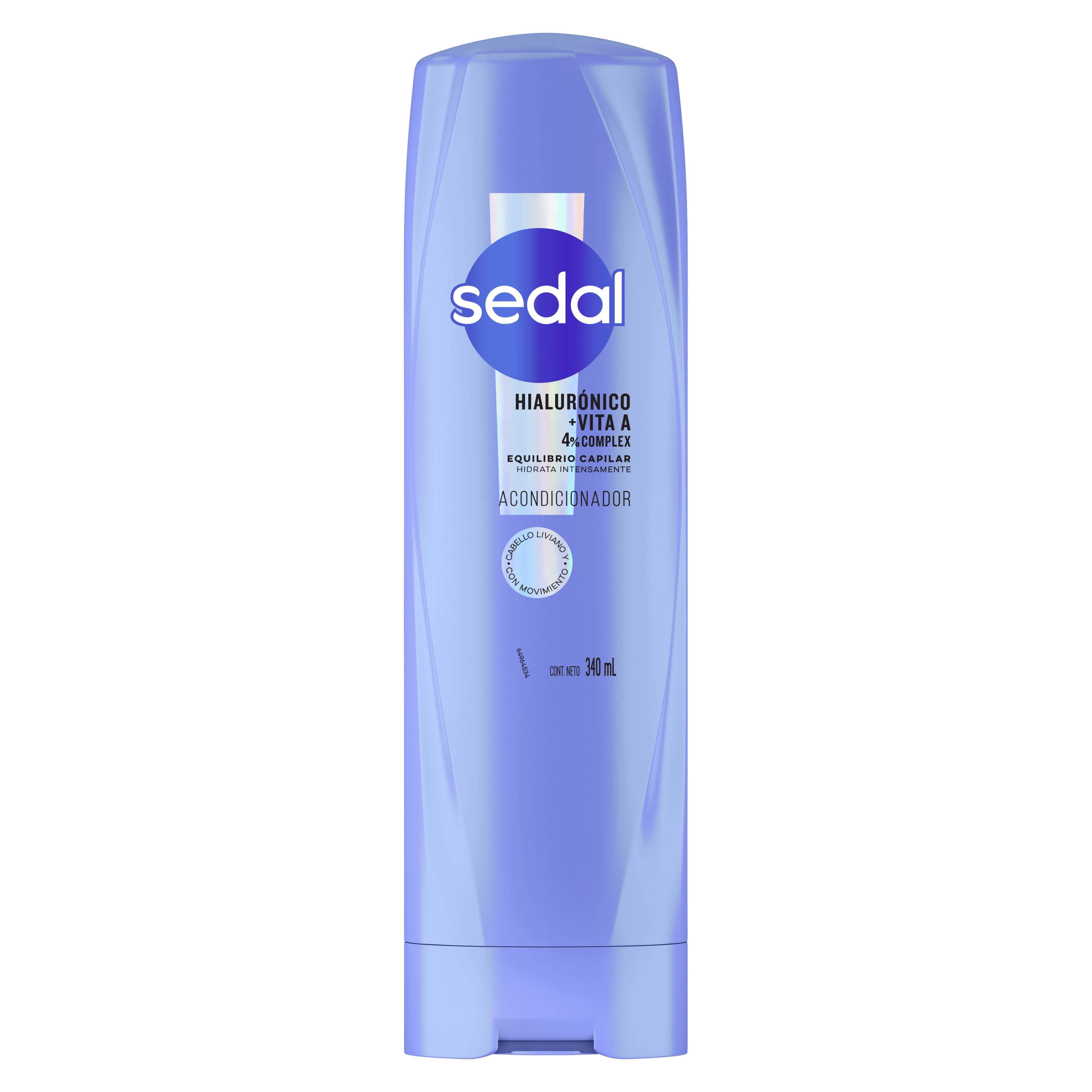 Imagen de envase Sedal ácido hialurónico + vitamina A Infusión Activa Acondicionador 340ml