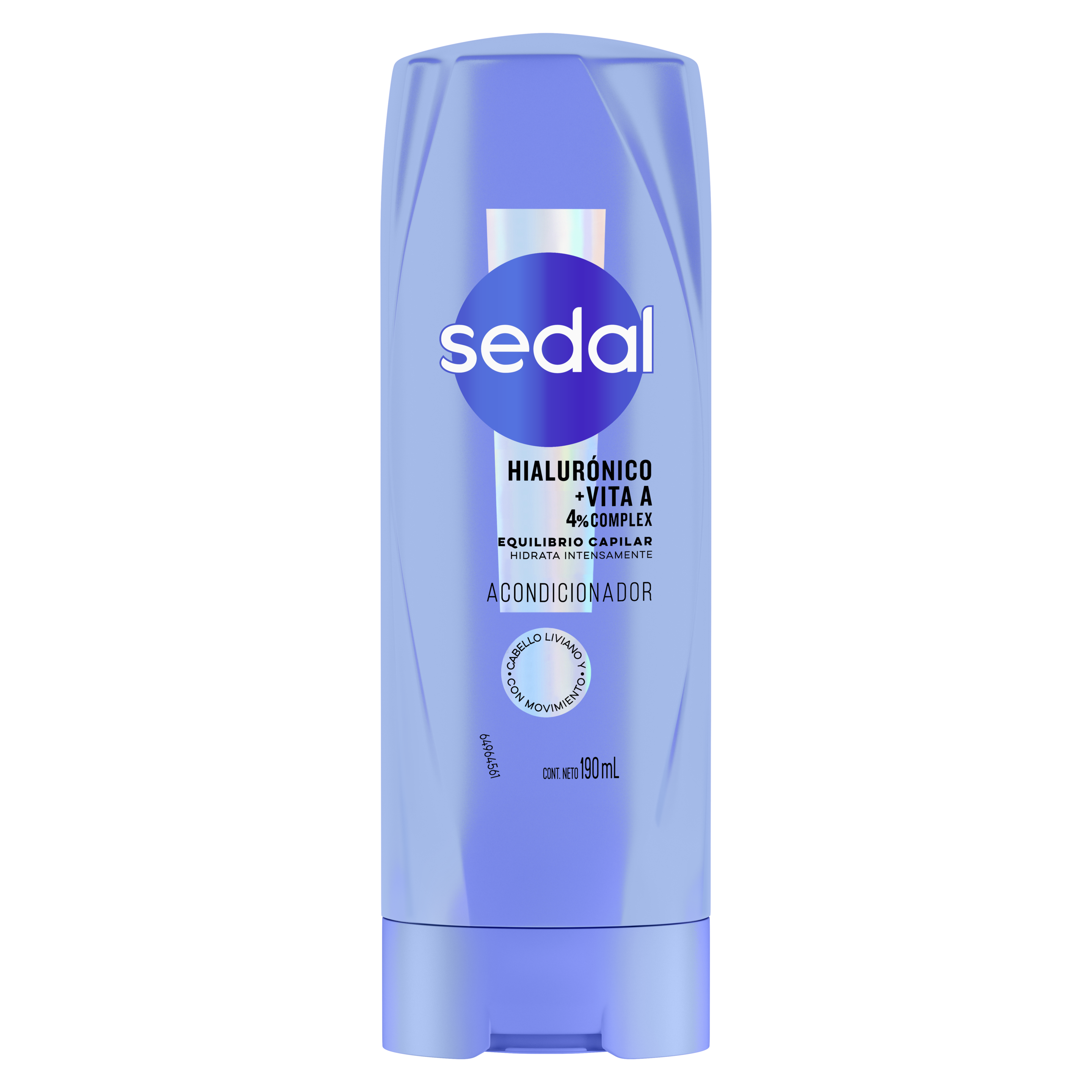 Envase Sedal con ácido hialurónico y vitamina A Infusión Activa Acondicionador 190ml