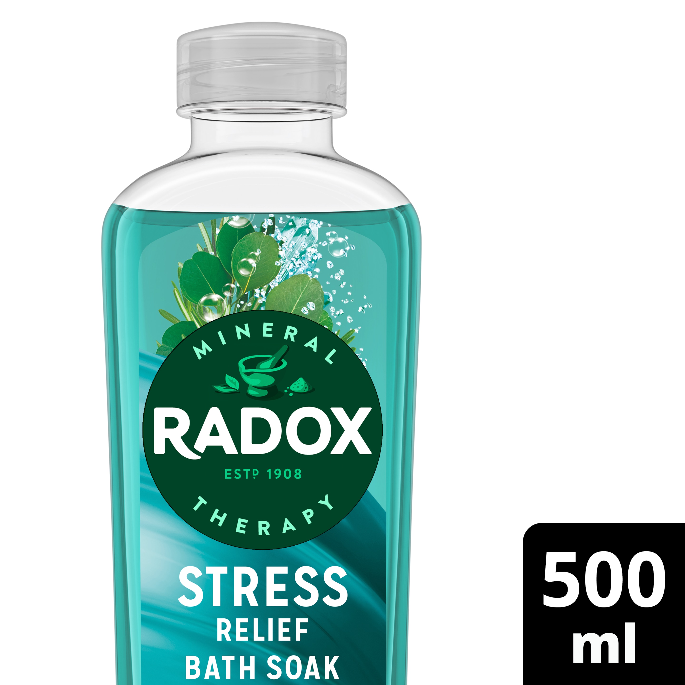 Radox Stress Relief Bath Soak 500ml with Rosemary & Eucalyptus
