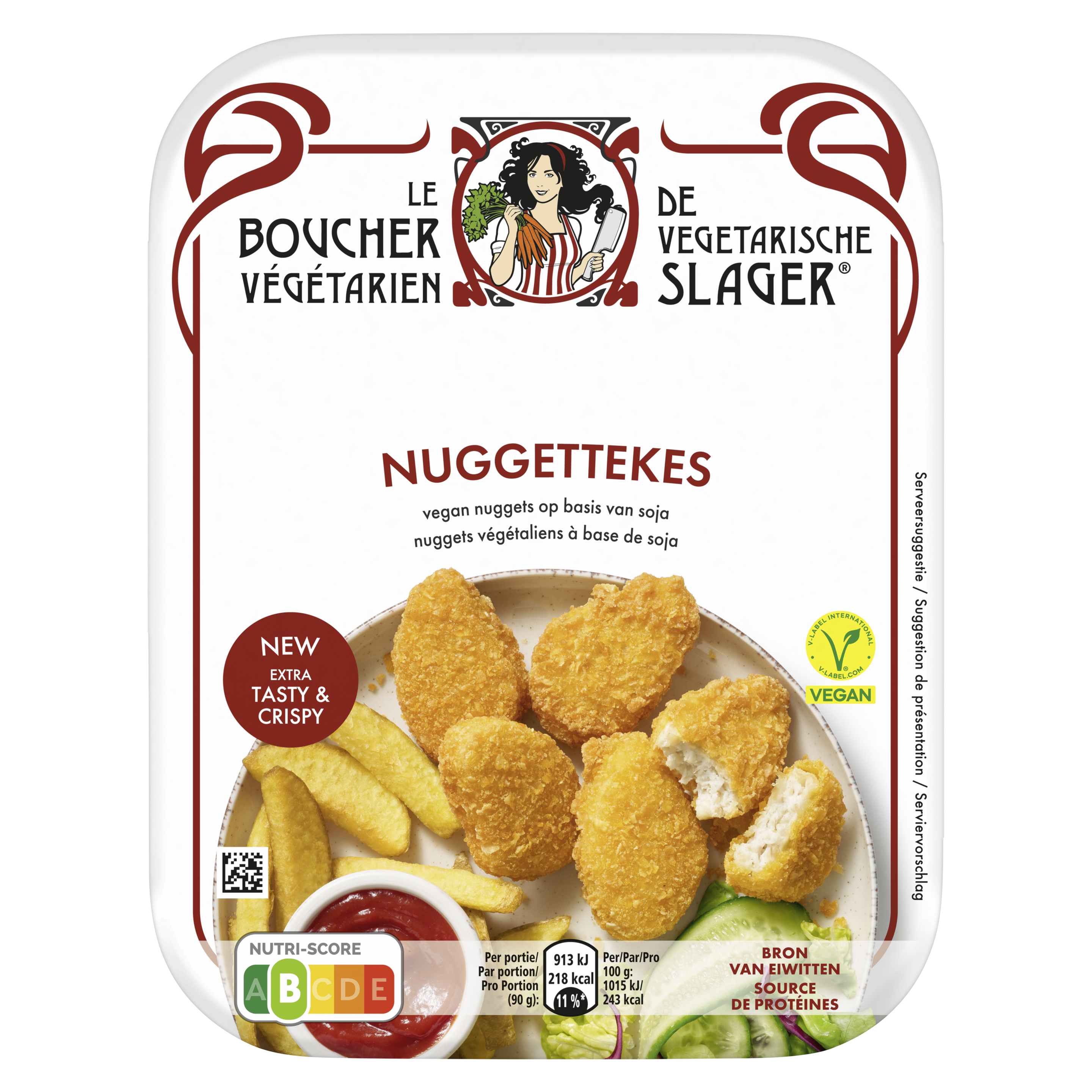 De Vegetarische Slager Nuggettekes 180gr