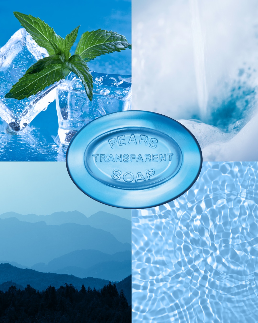 Transparent Blue with Mint Extract