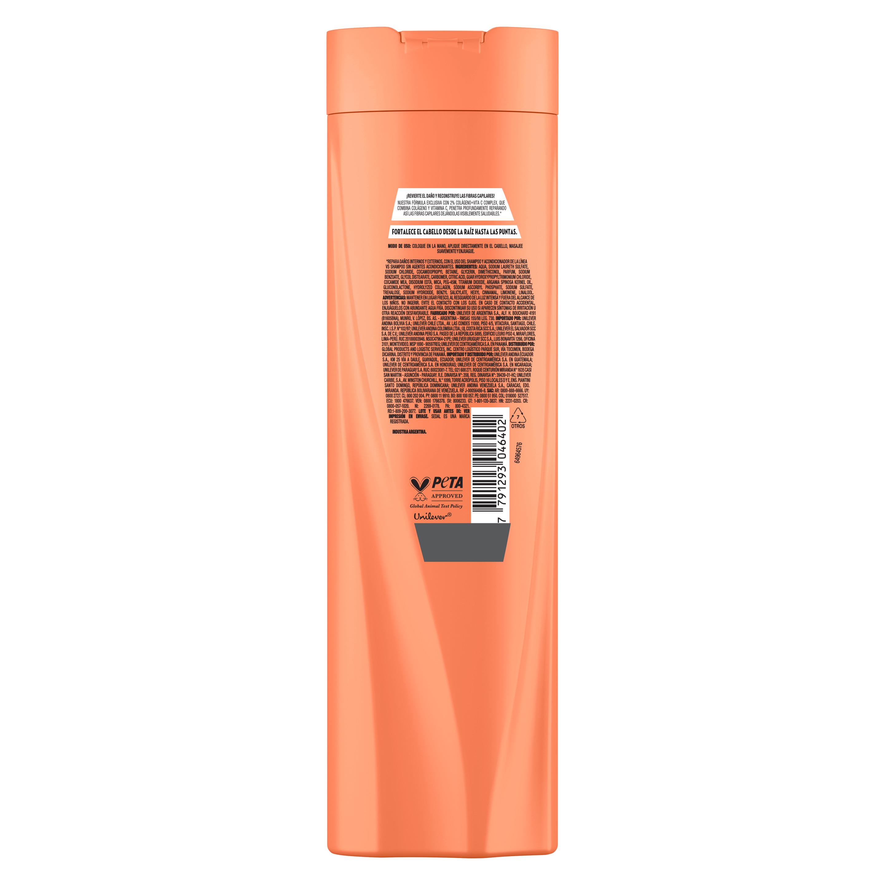 Sedal Colágeno + Vitamina C Shampoo