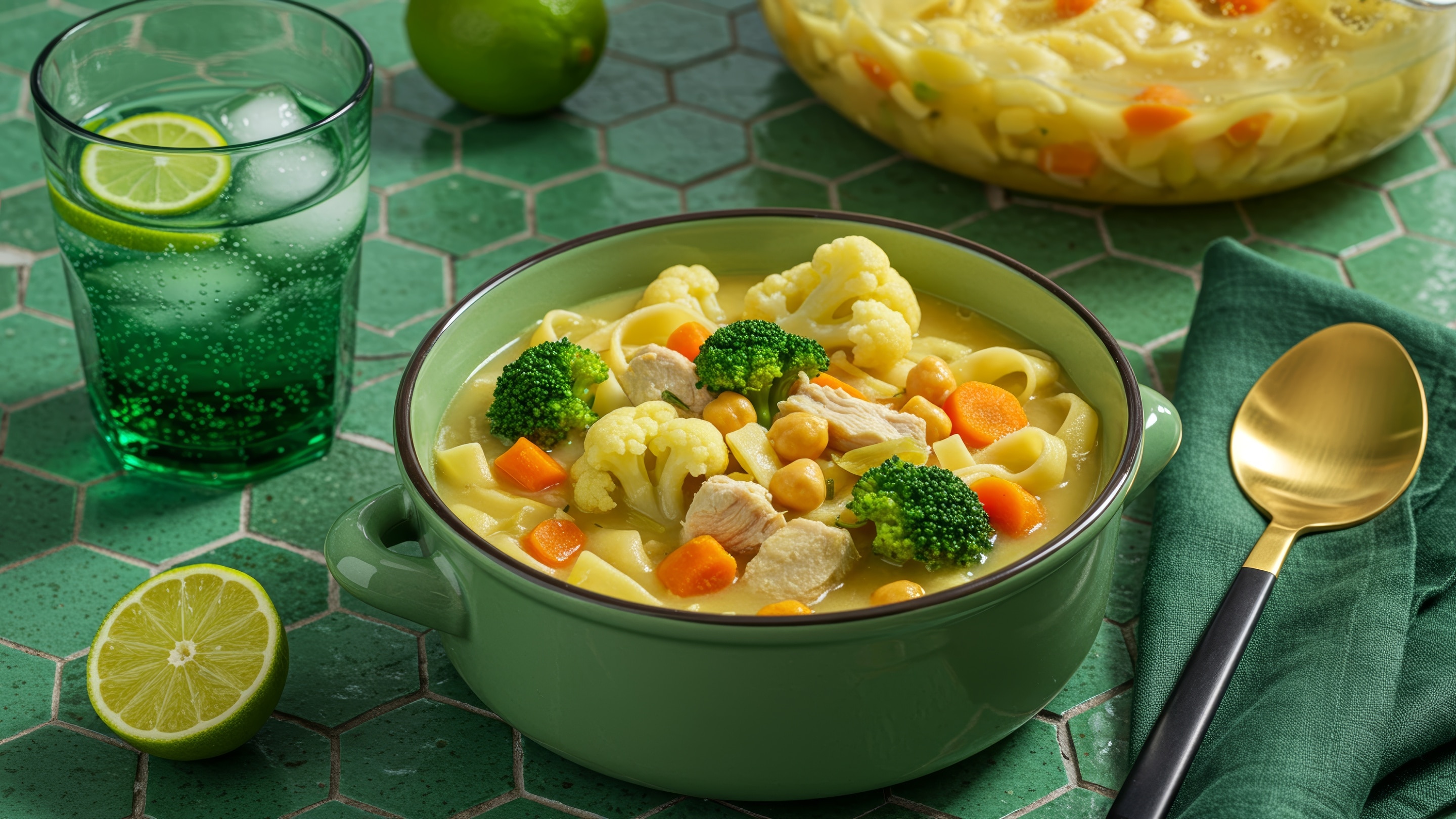 Hearty Chicken Noodle and Vegetable Soup Recipe
