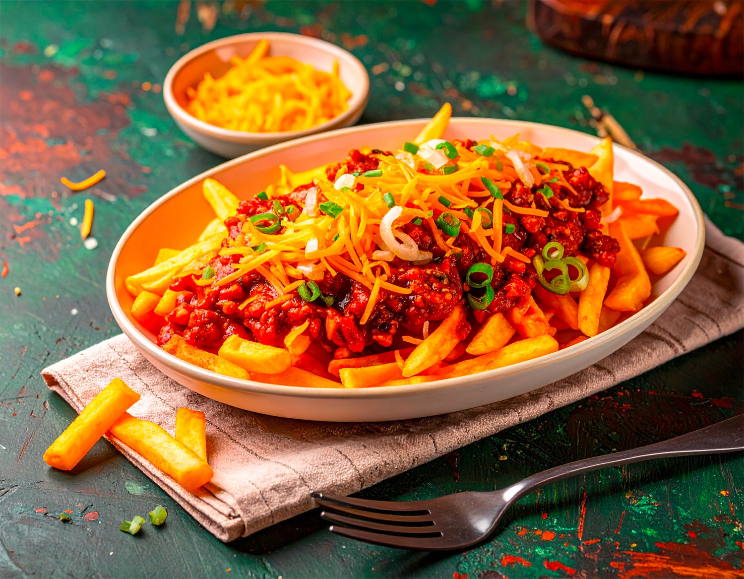 loaded fies mit Chili