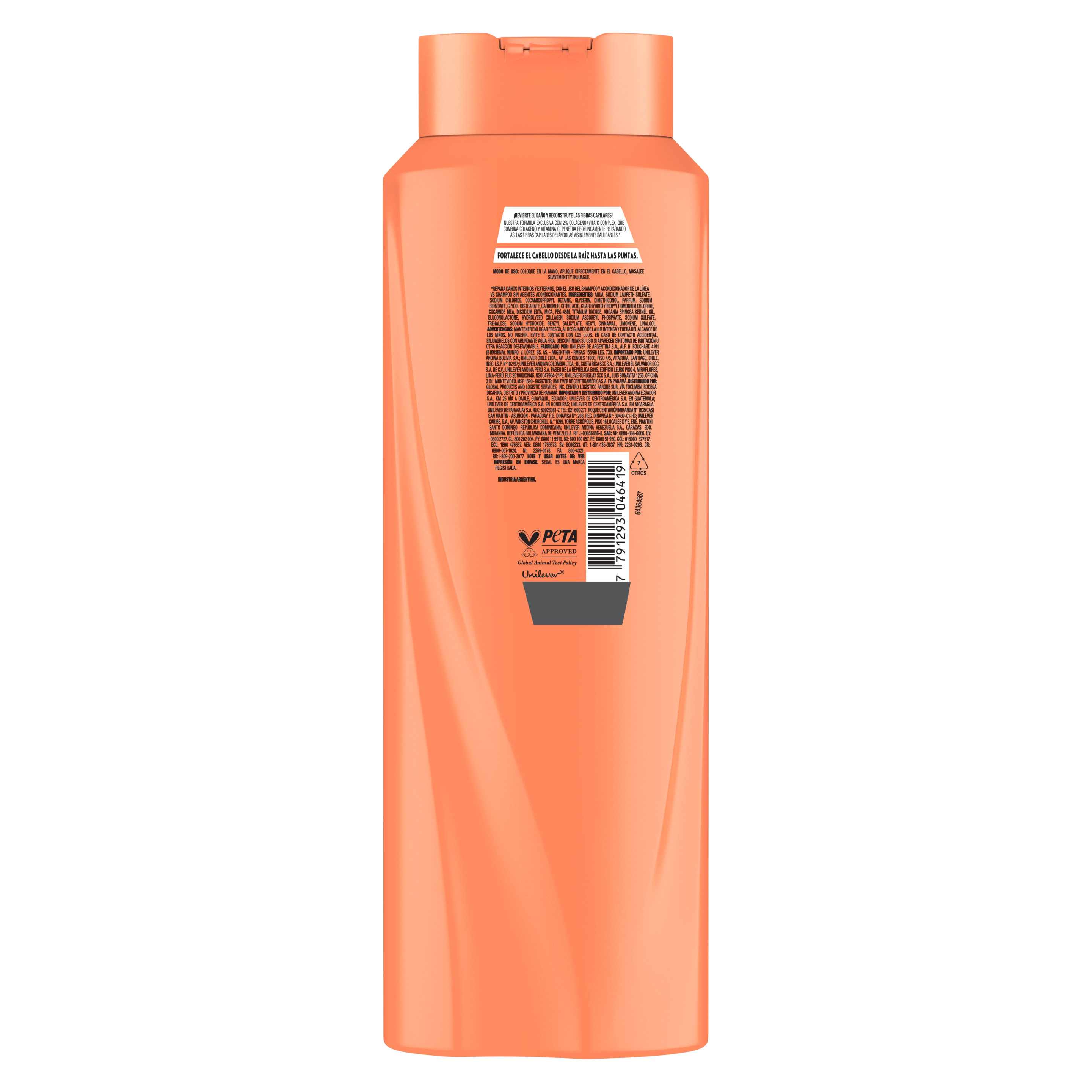 Sedal Colágeno + Vitamina C Shampoo