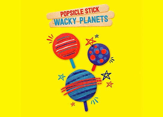 Popsicle Stick Wacky Planets