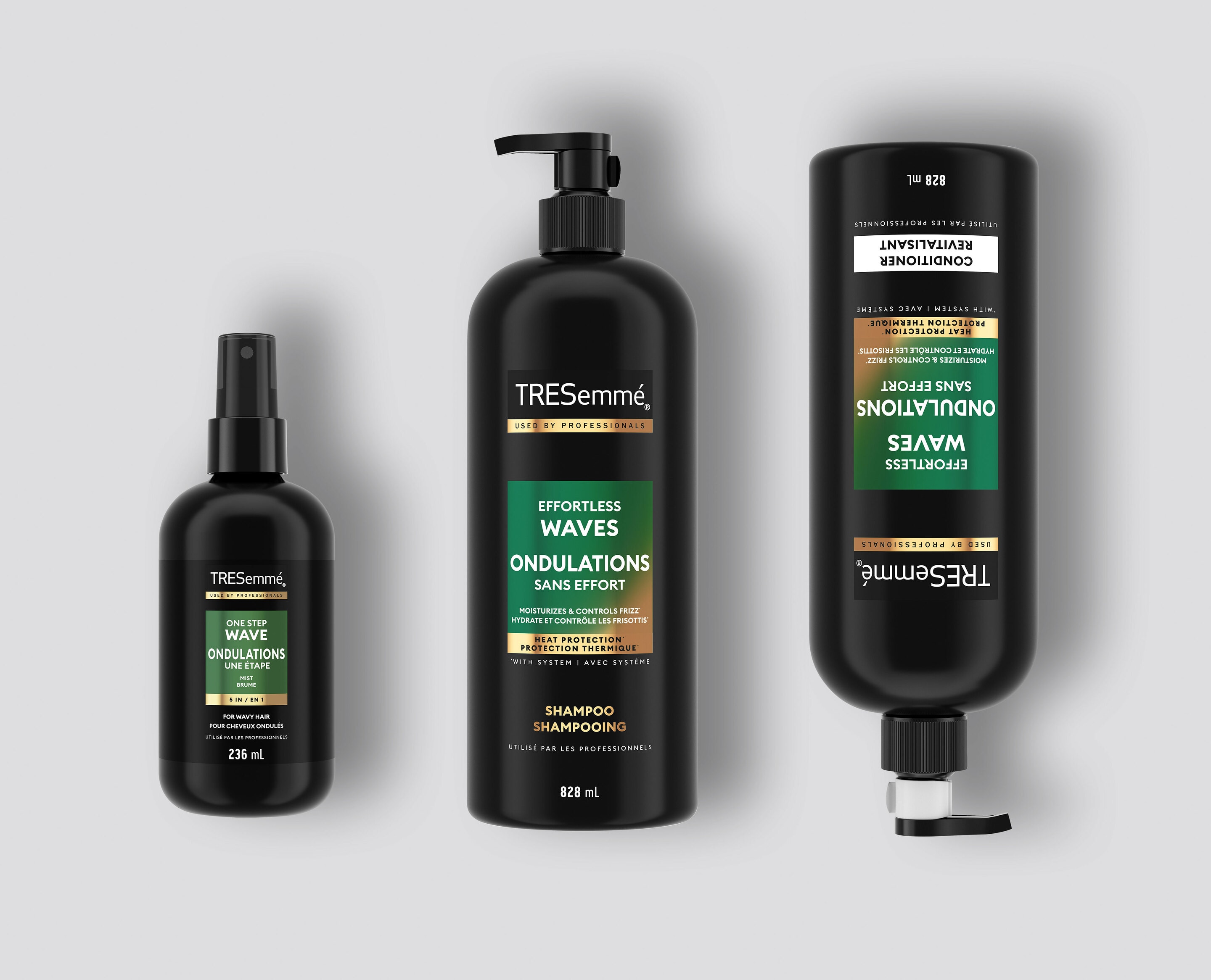Product shot of TRESemmé Effortless Waves Collection