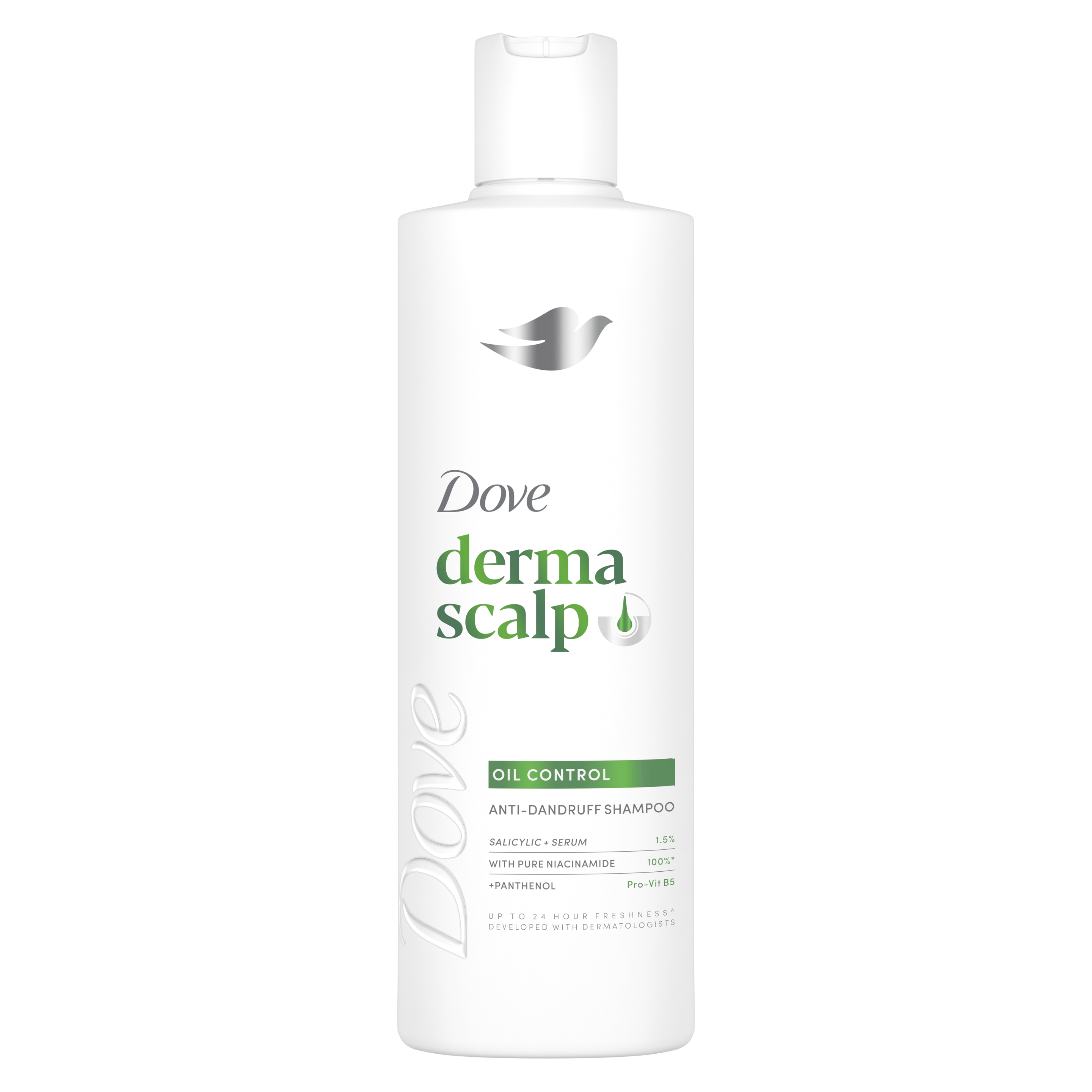 Dove Derma Scalp+ Oil Control Shampoo 185mL packshot