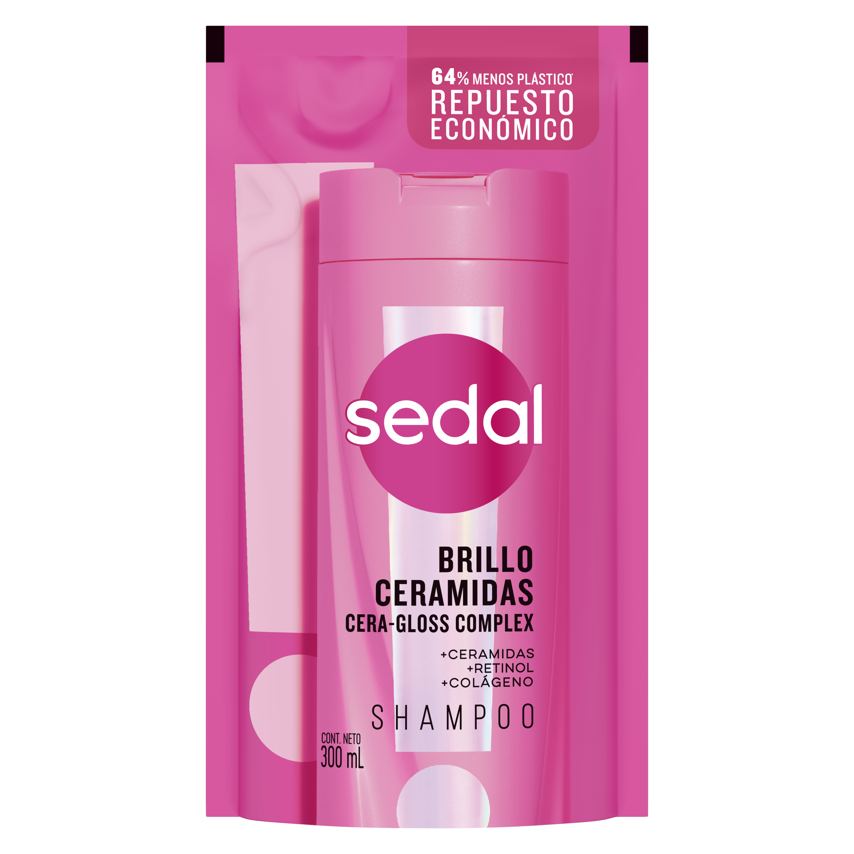 Imagen de envase Shampoo Ceramidas Infusión Activa 300ml