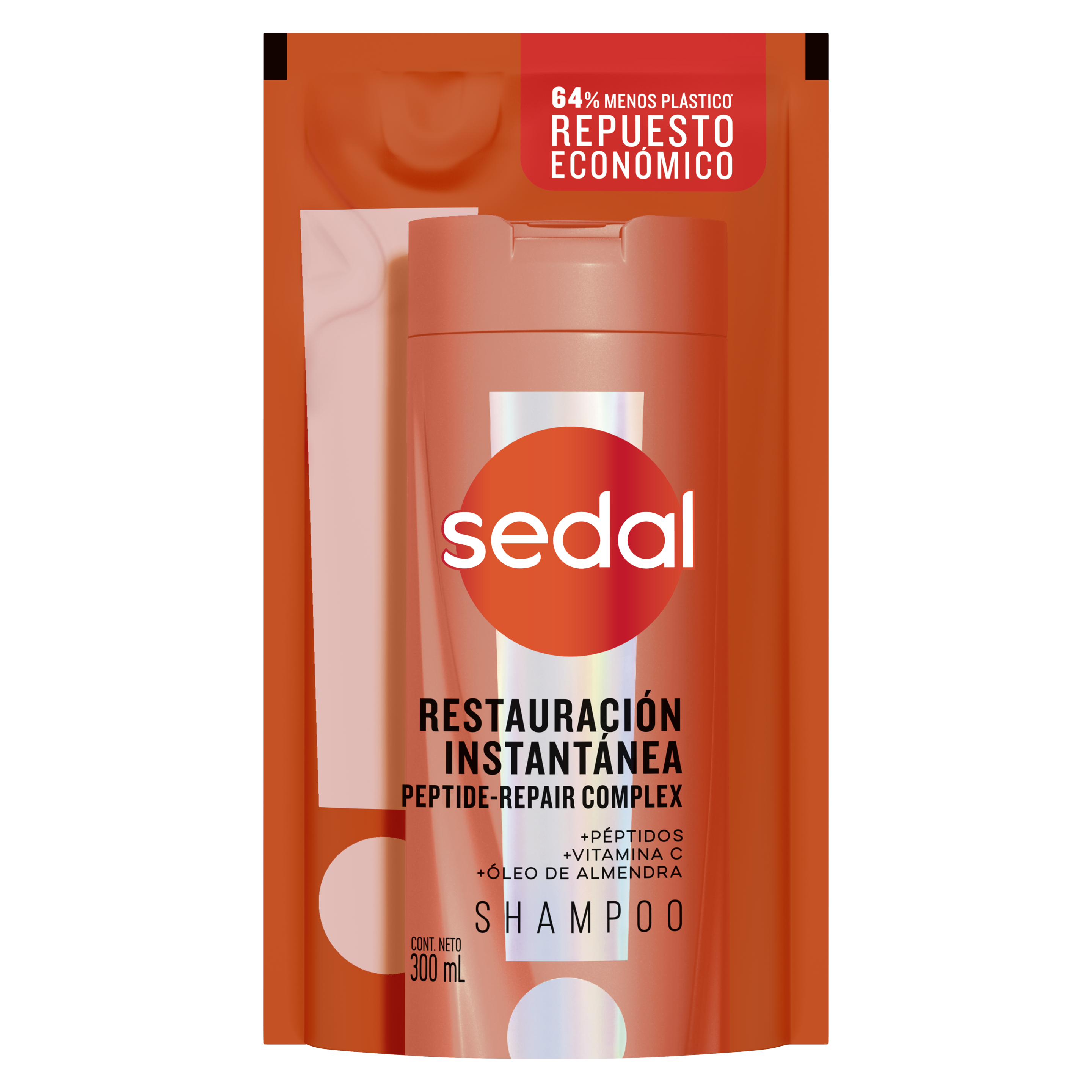 Imagen de envase Restauración Instantánea Infusión Activa Shampoo 300ml
