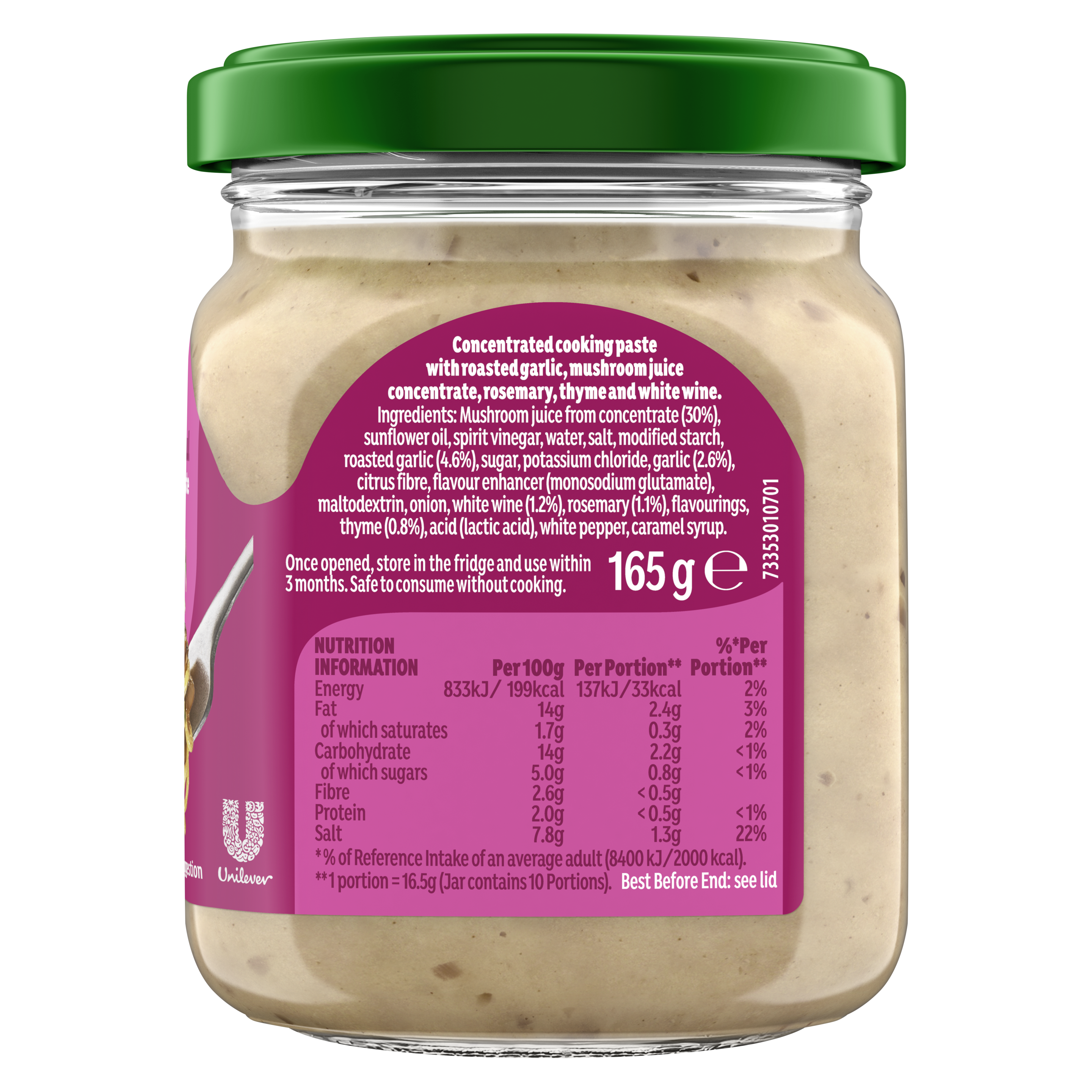 Roasted Garlic & Mushroom Cooking Paste