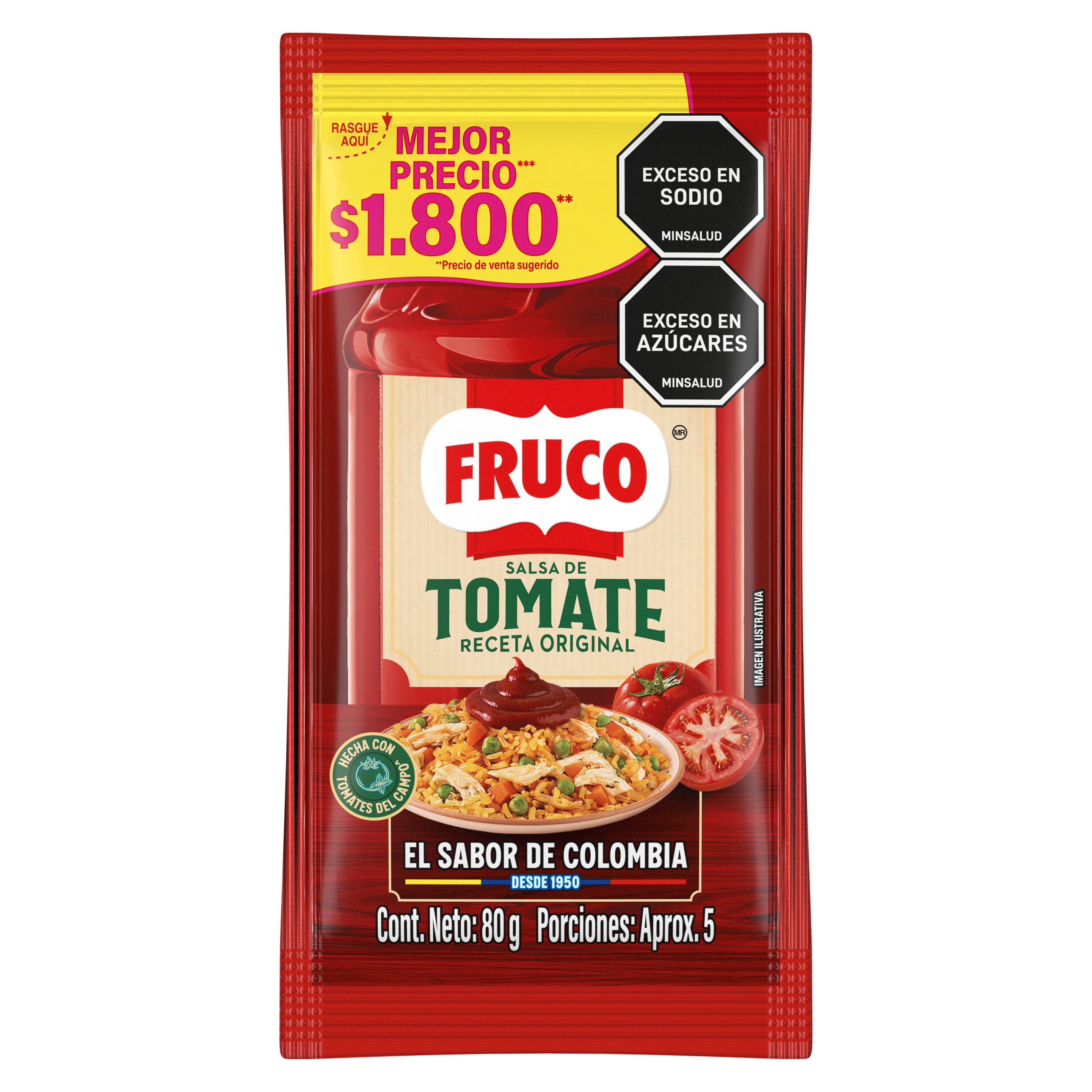 Sachet Salsa de Tomate