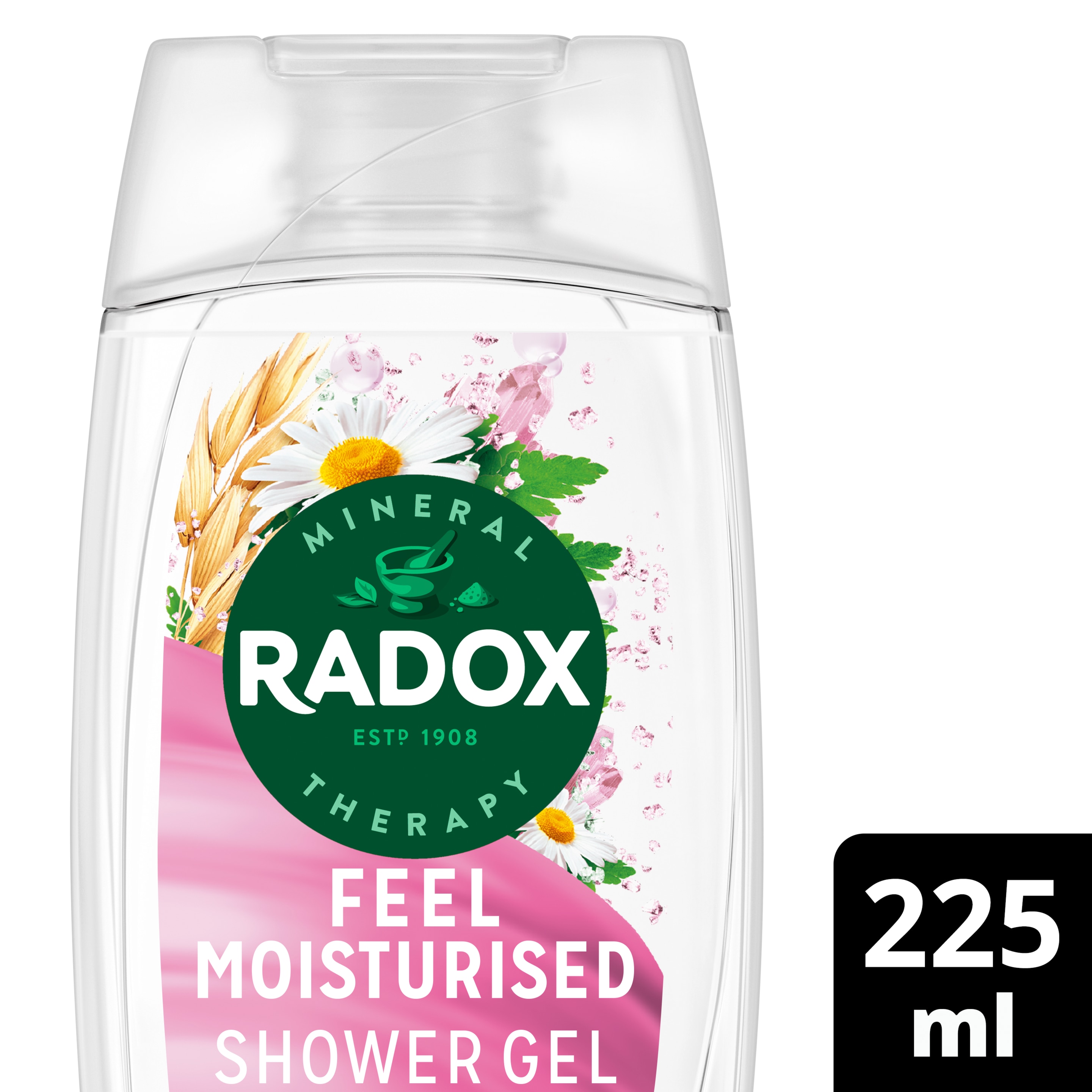 Radox Feel Moisturised Shower Gel 225ml with Chamomile & Oat
