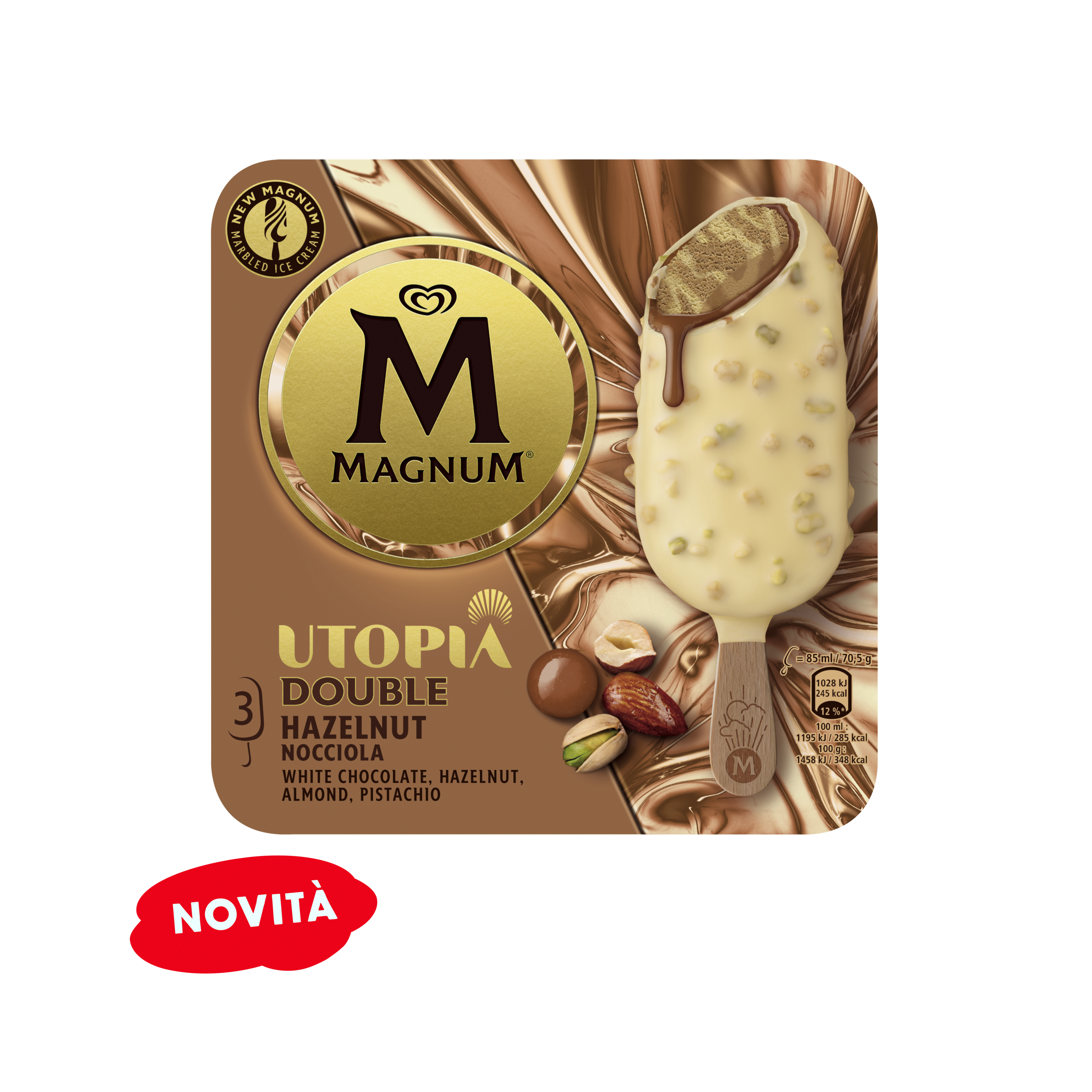 Magnum Double Hazelnut x3