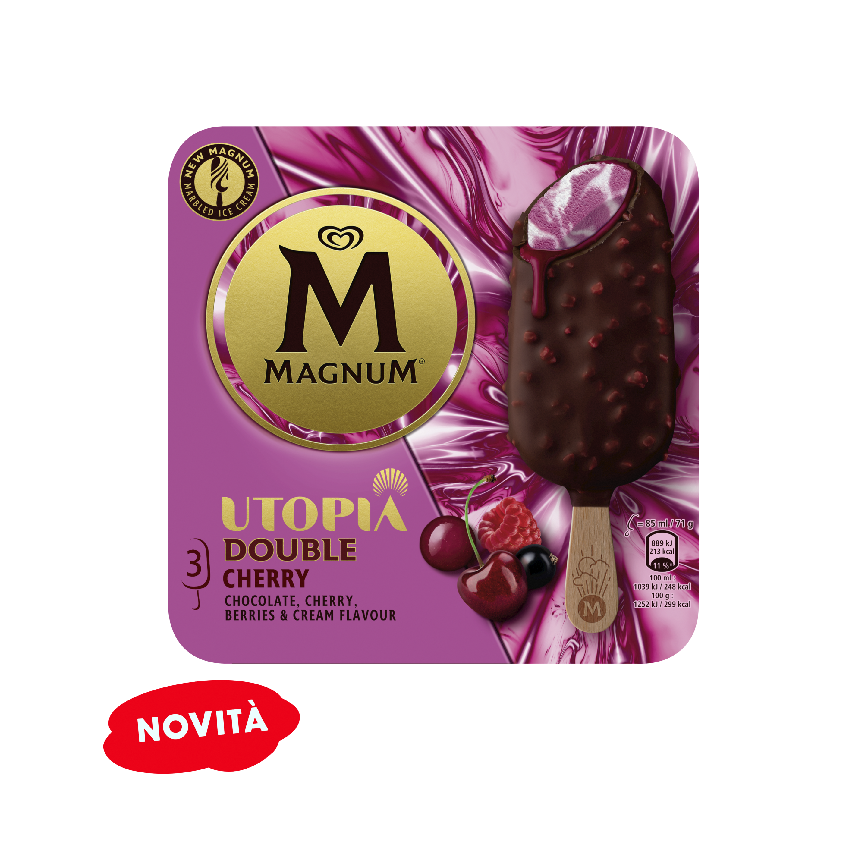 Magnum Double Cherry x3