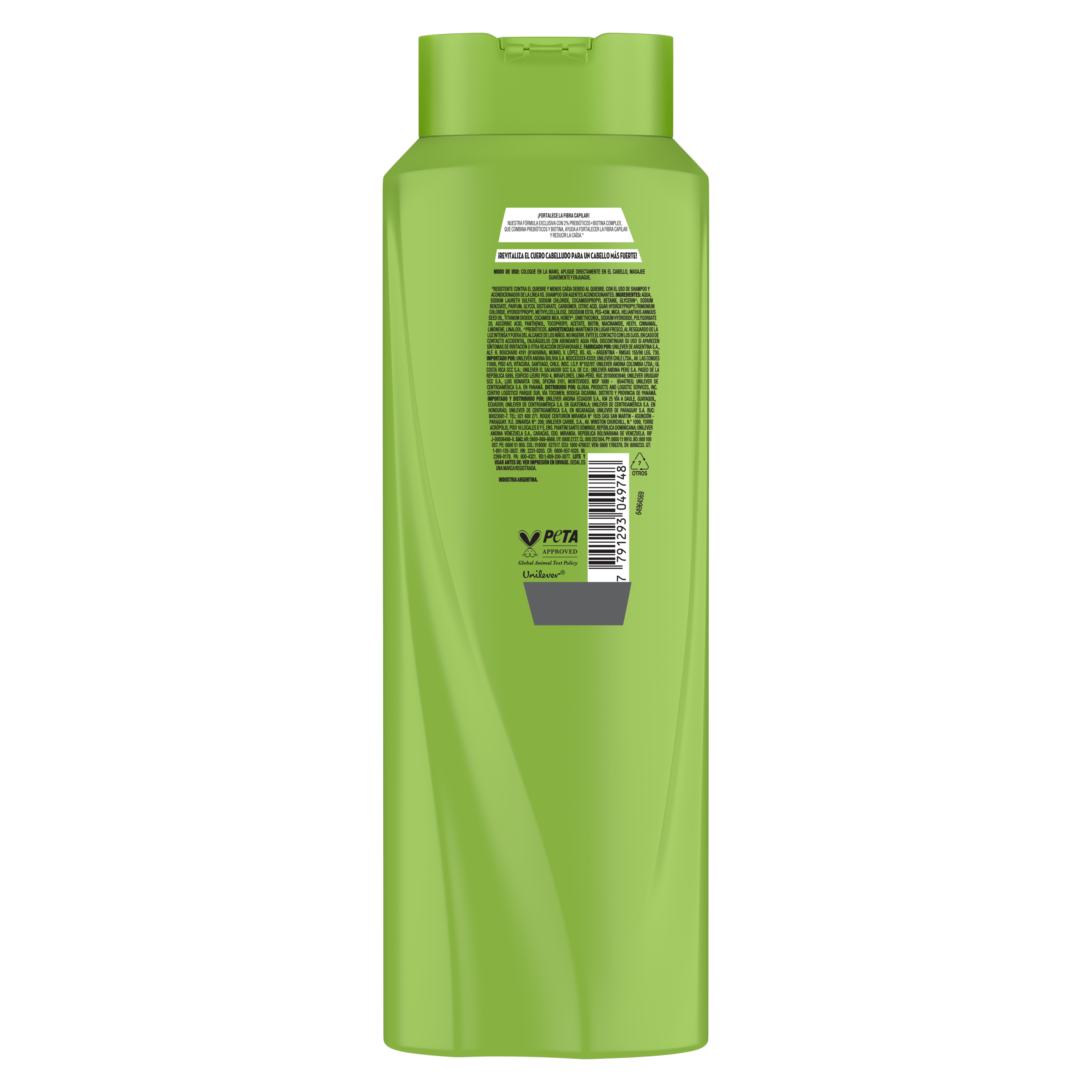 Sedal Prebióticos + Biotina Shampoo