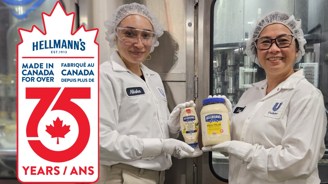 Hellmann's made in Canada for over 75 years