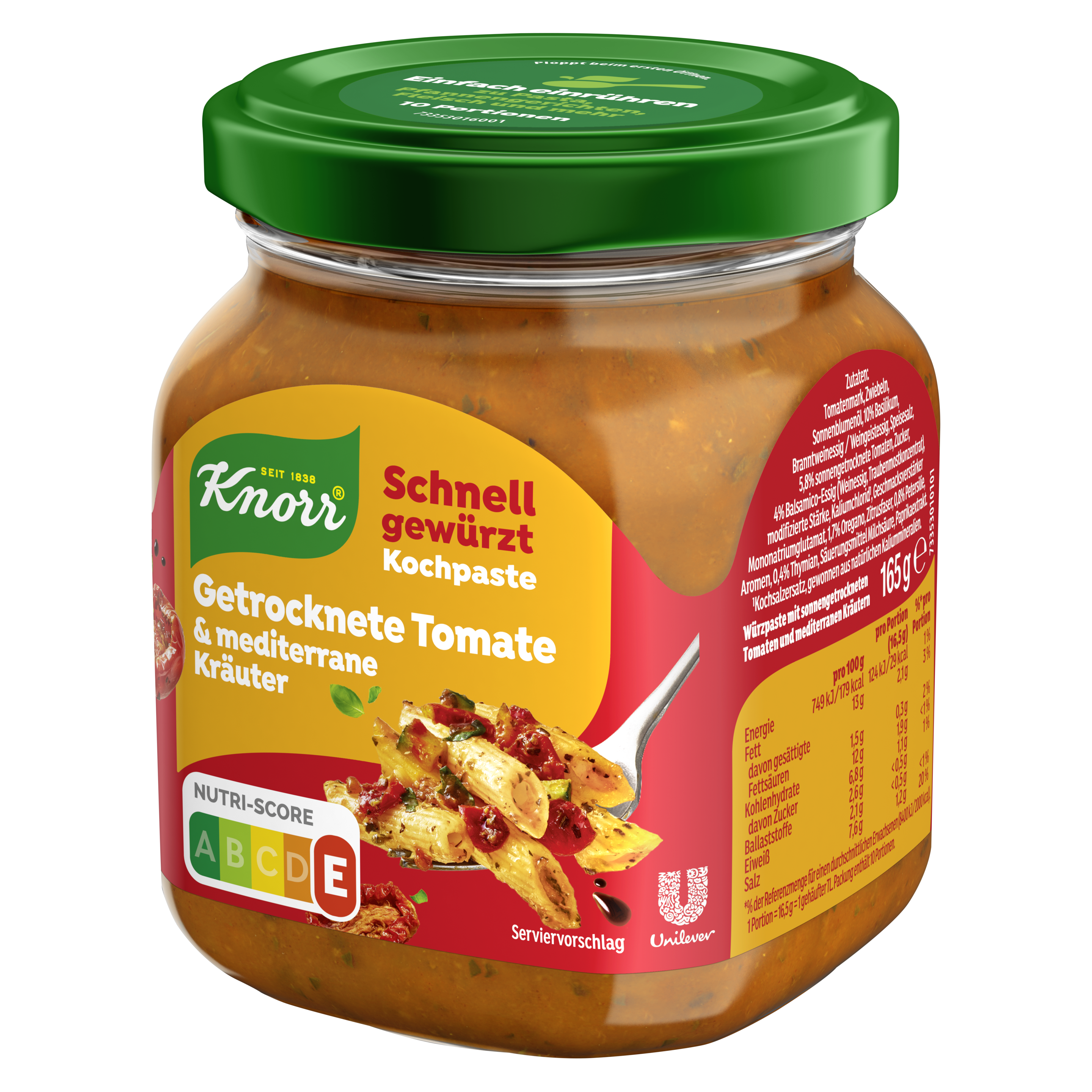 Knorr Kochpaste Kräuter 165 g Glas