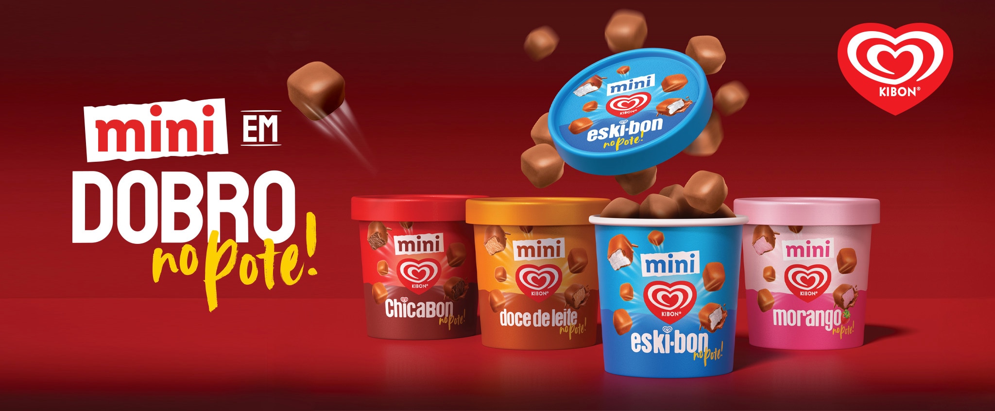 Conheça os novos sabores mini, o bombom de Kibon para todo momento