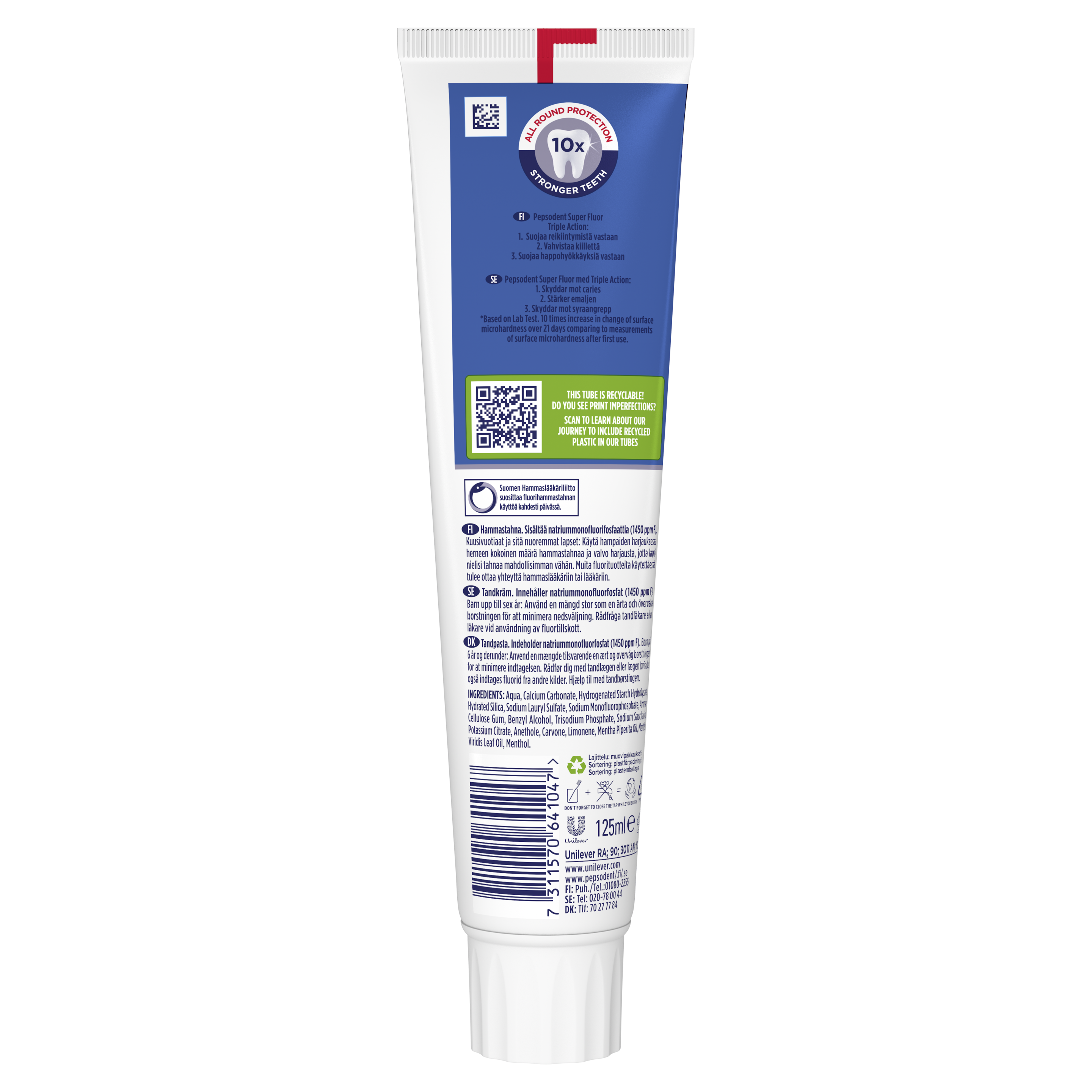 Pepsodent Super Fluor tandkräm