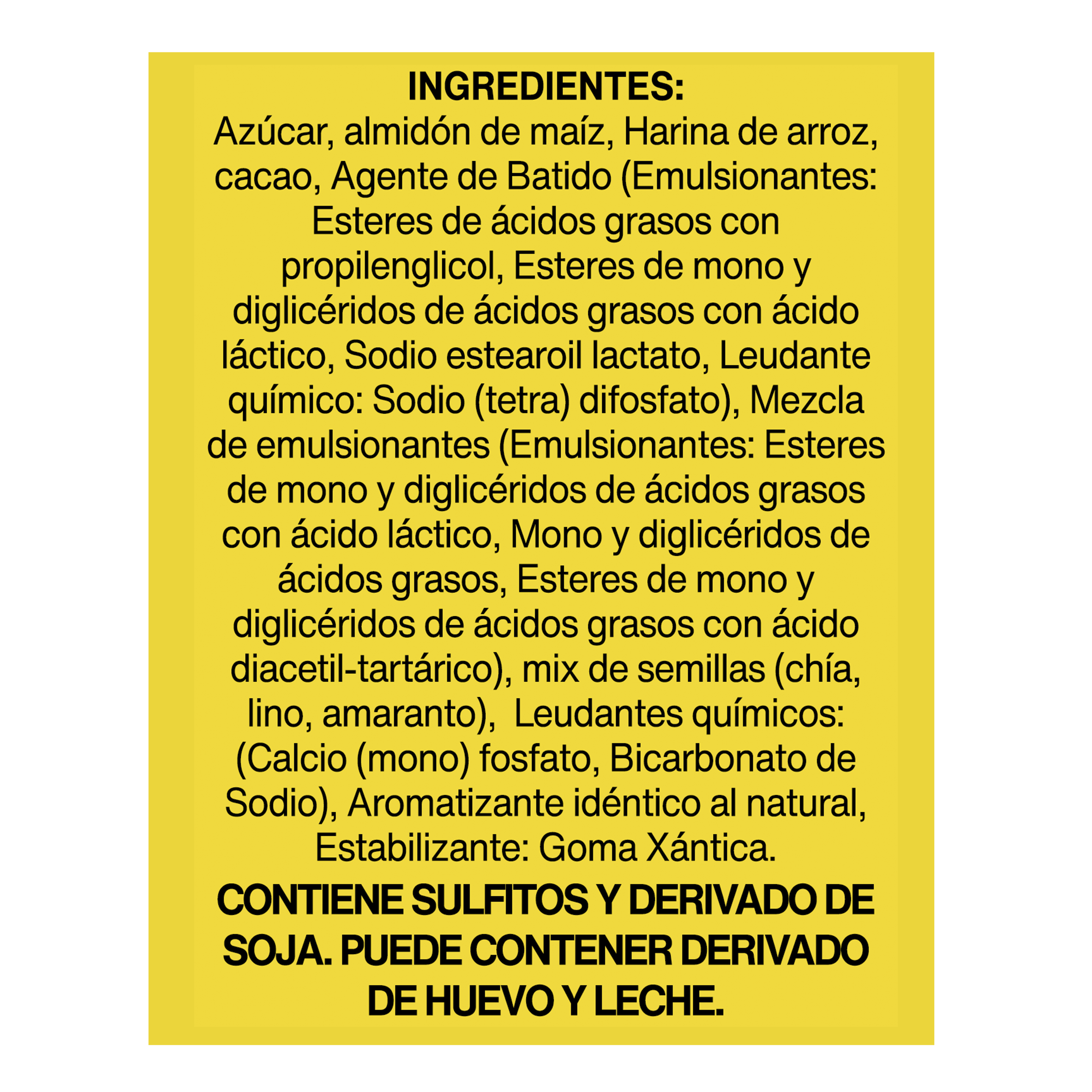 Premezcla de bizcochuelo sabor Chocolate sin TACC - Maizena