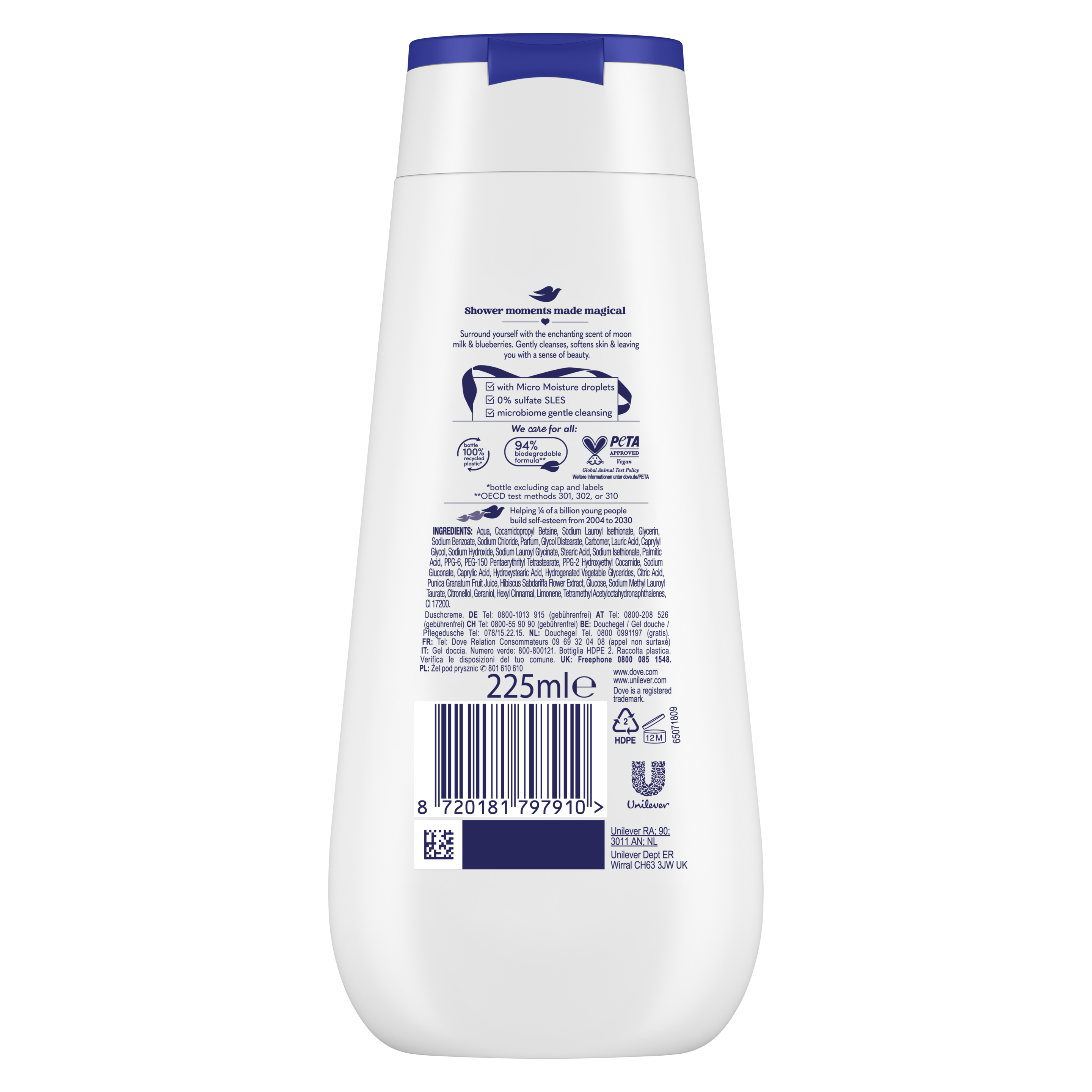 Dove Duschcreme Antitranspirant Advanced Care Limited Edition Mystic Muse