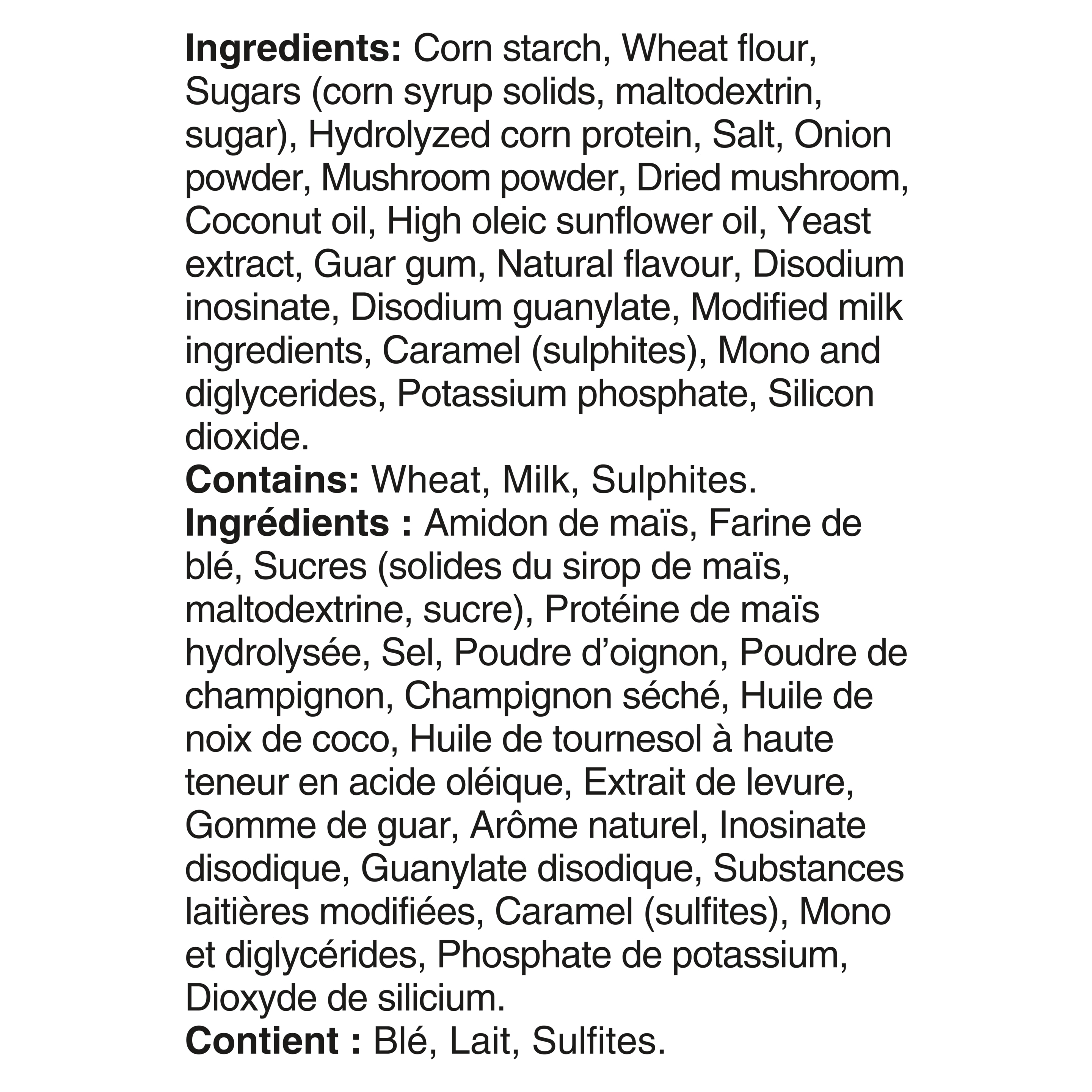 Soupe crème de champignons