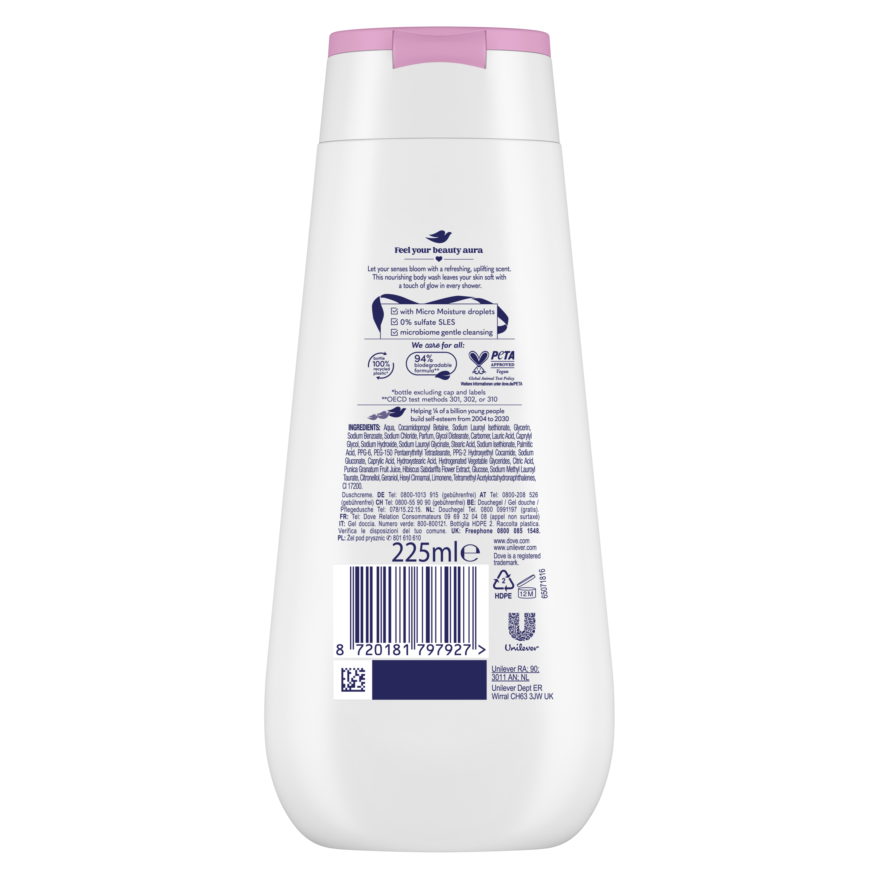 Dove Duschcreme Advanced Care Limited Edition Beauty Aura