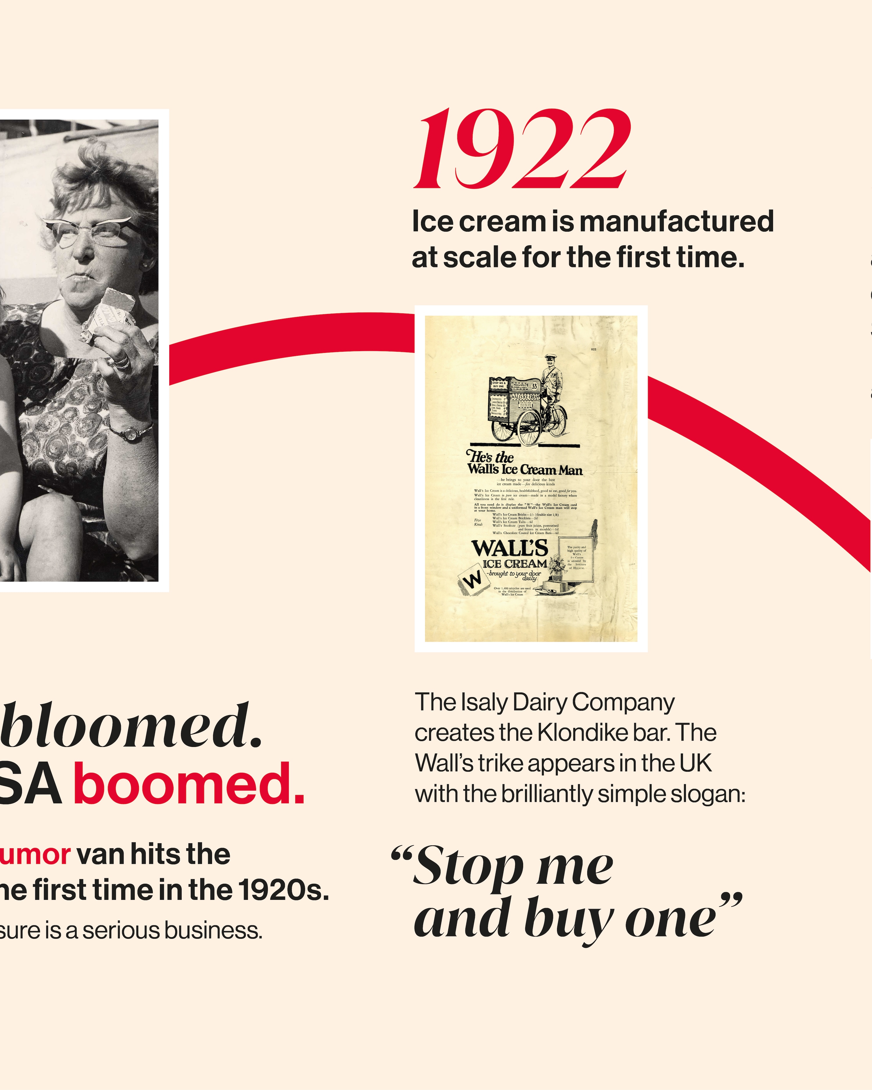 Woman in sunglasses eating ice cream outdoors in black and white