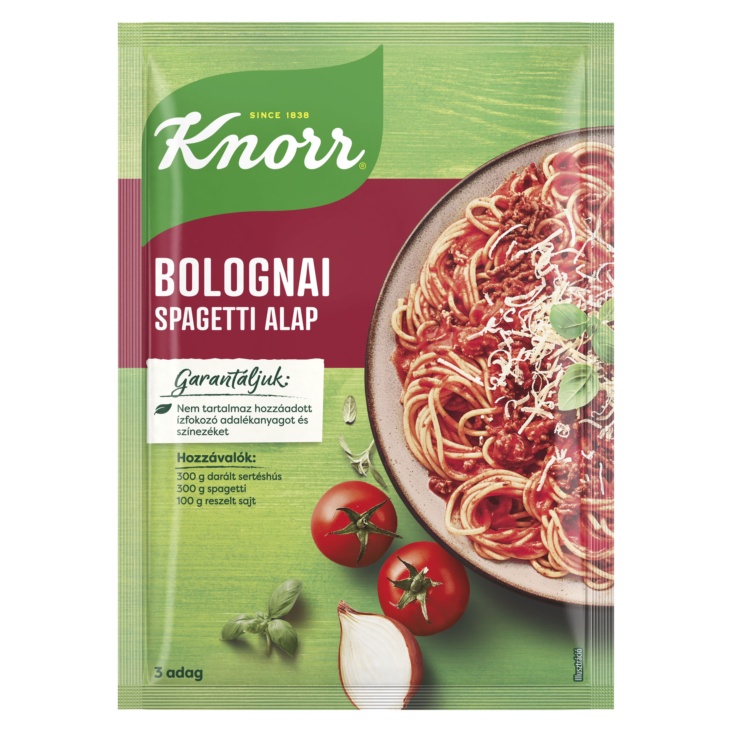Knorr Bolognai spagetti alap 59g packshot