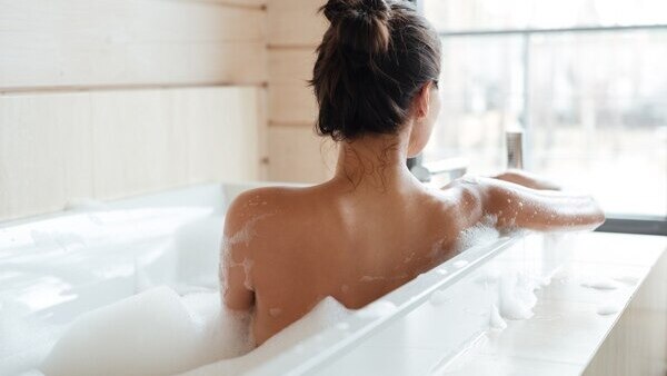 Mix cocoa butter with your lotions and oils