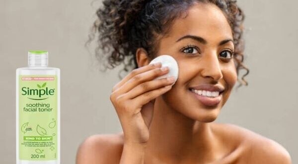 how to remove acne scars Simple Kind To Skin Soothing Facial Toner