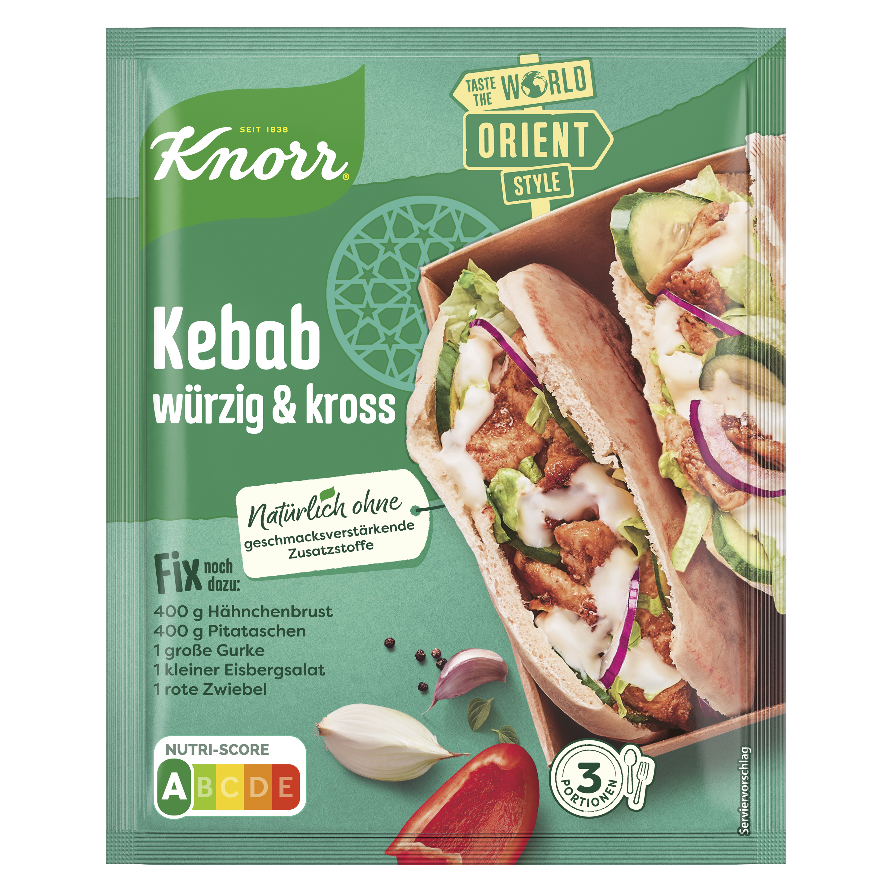 Knorr Fix Kebab 30 g packshot