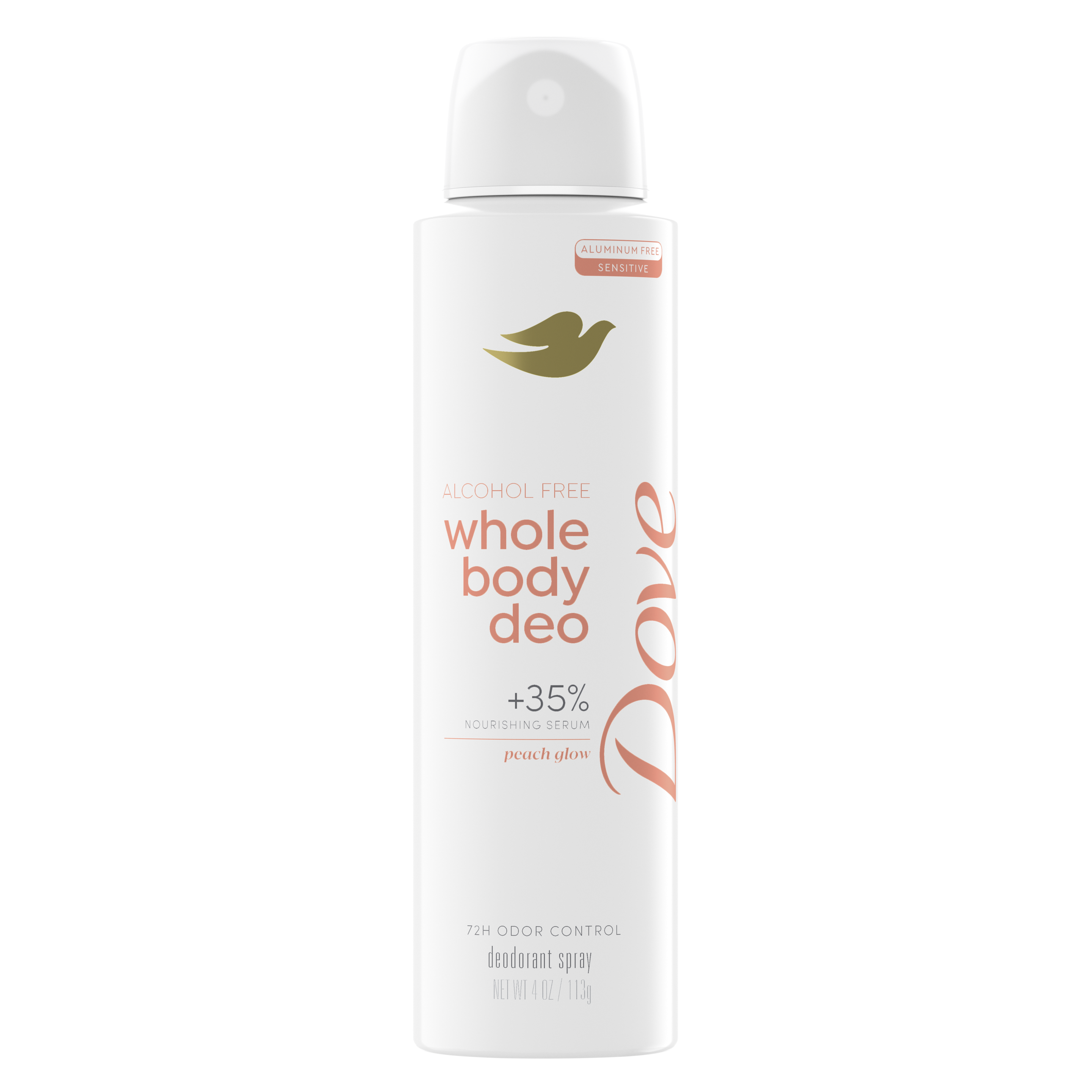 Peach Glow Alcohol-Free Whole Body Deodorant Spray