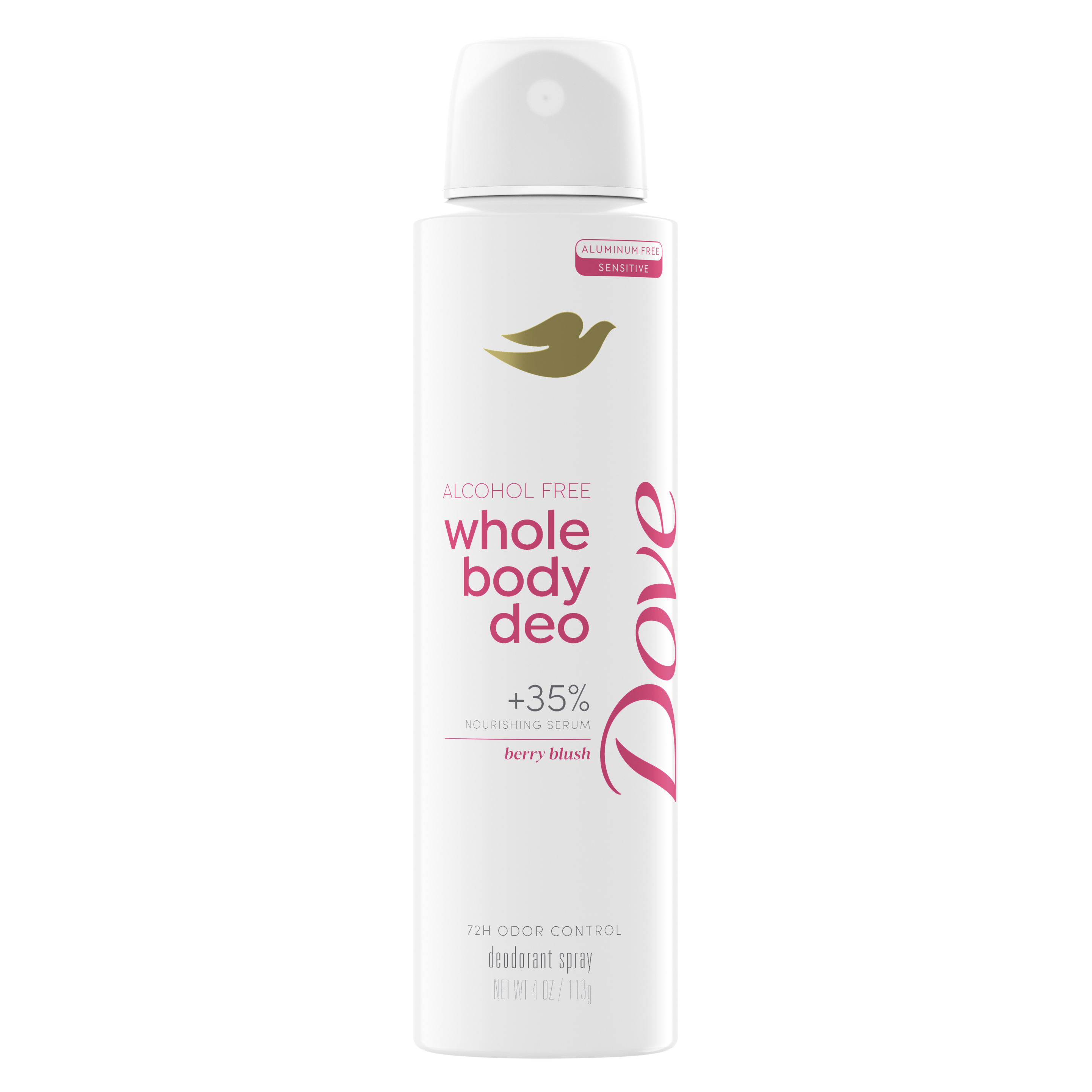 Berry Blush Alcohol-Free Whole Body Deodorant Spray