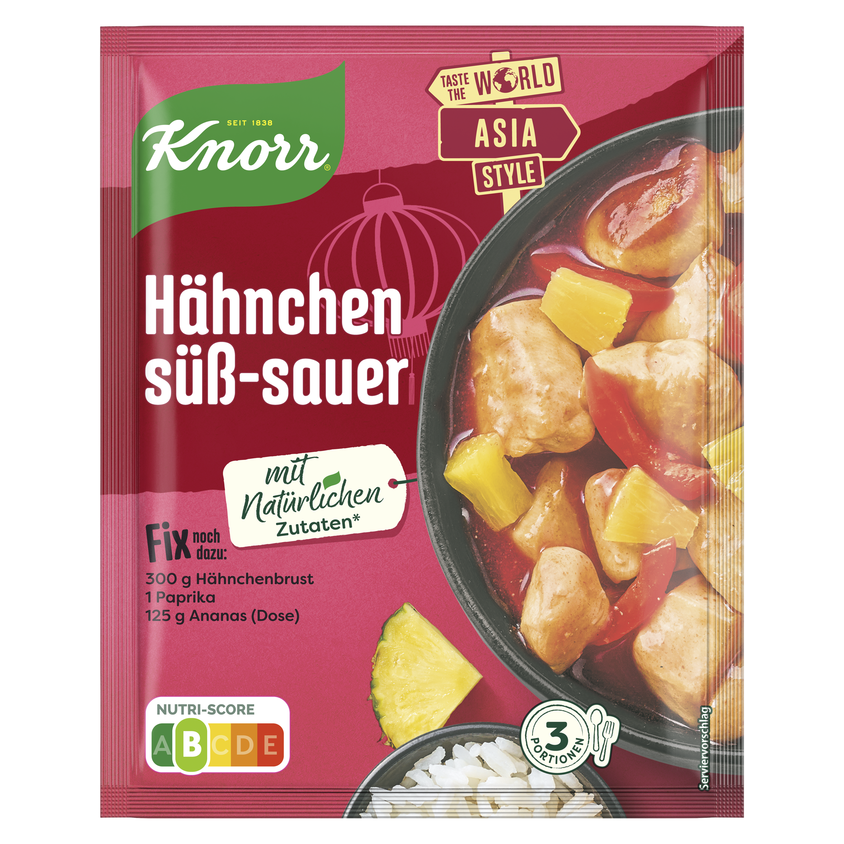 Knorr Fix Haehnchen suess-sauer 61 g packshot