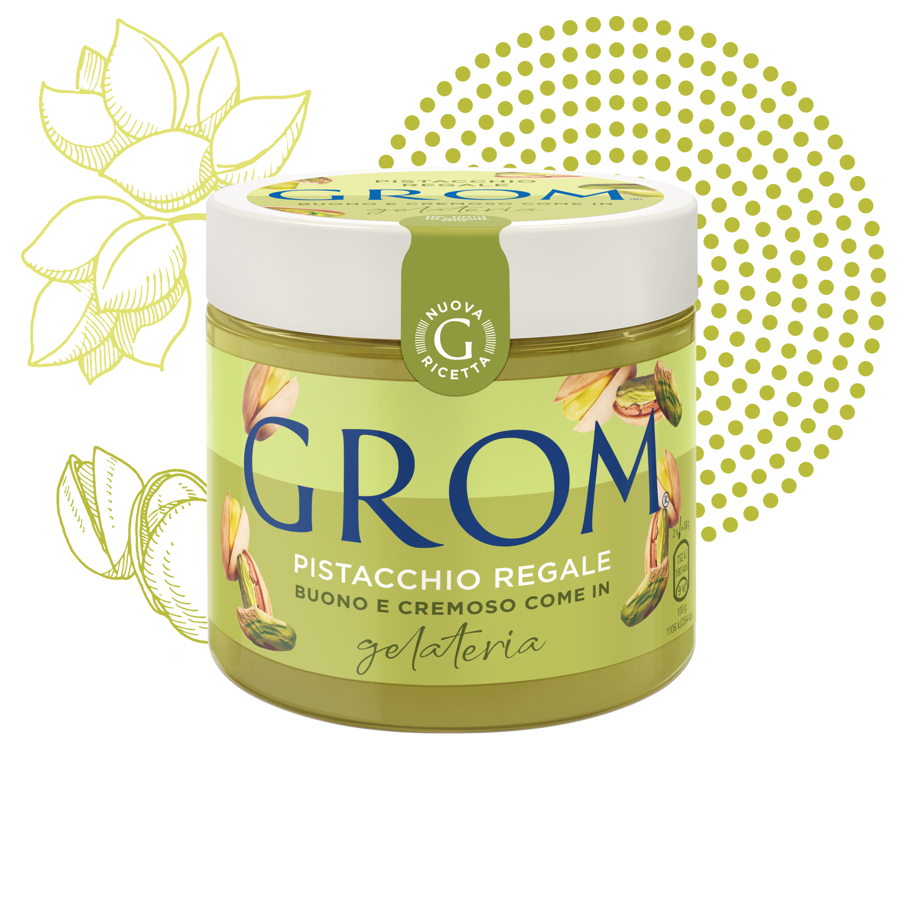 Pistacchio Gelato Tub