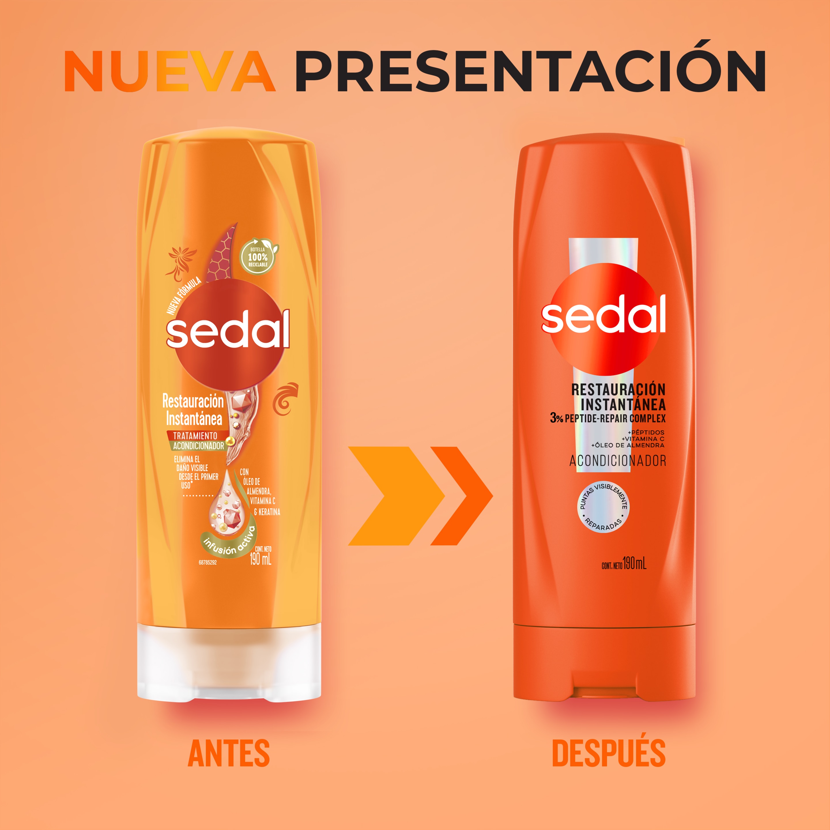 Sedal Restauración Instantánea Acondicionador