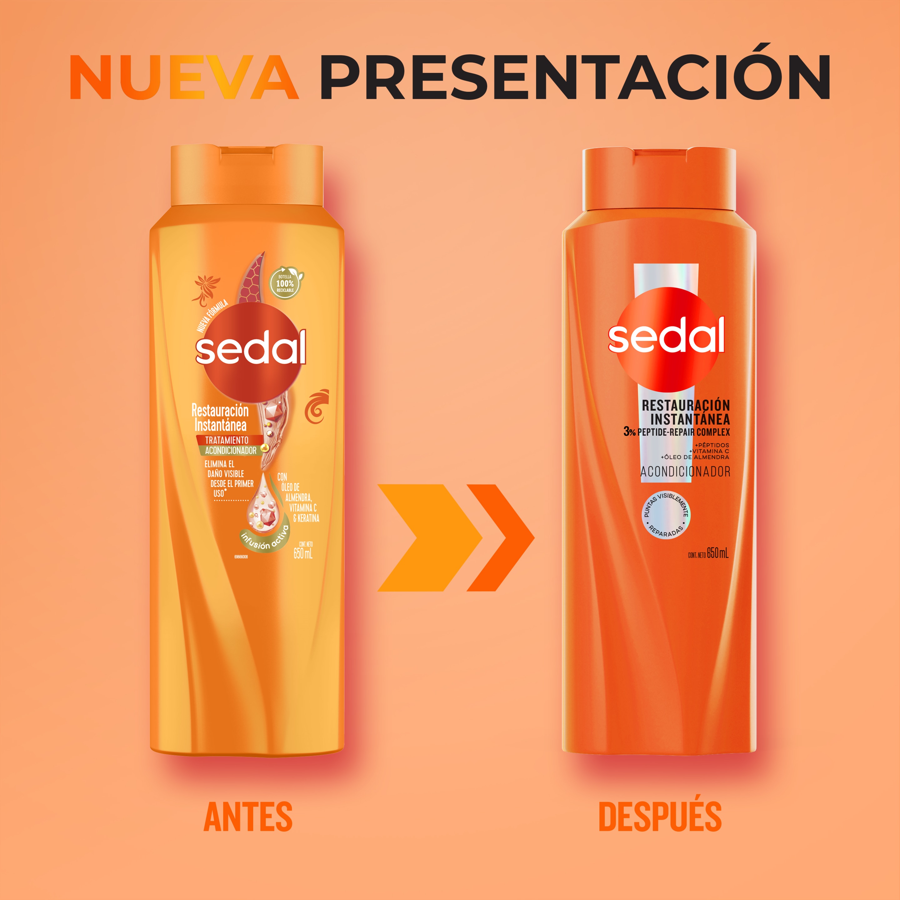 Sedal Restauración Instantánea Acondicionador