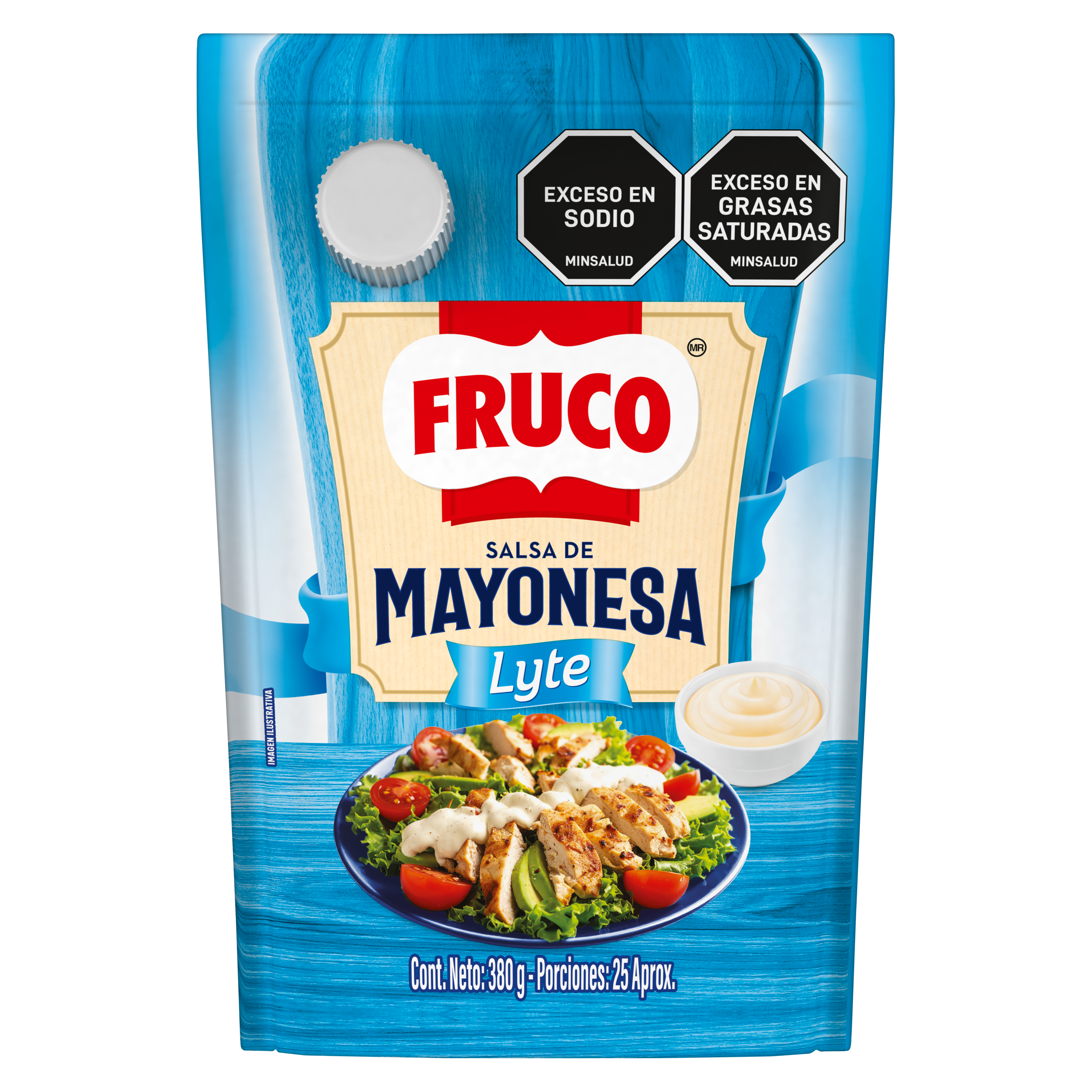 Salsa de Mayonesa Lyte Fruco doypack 380gr packshot