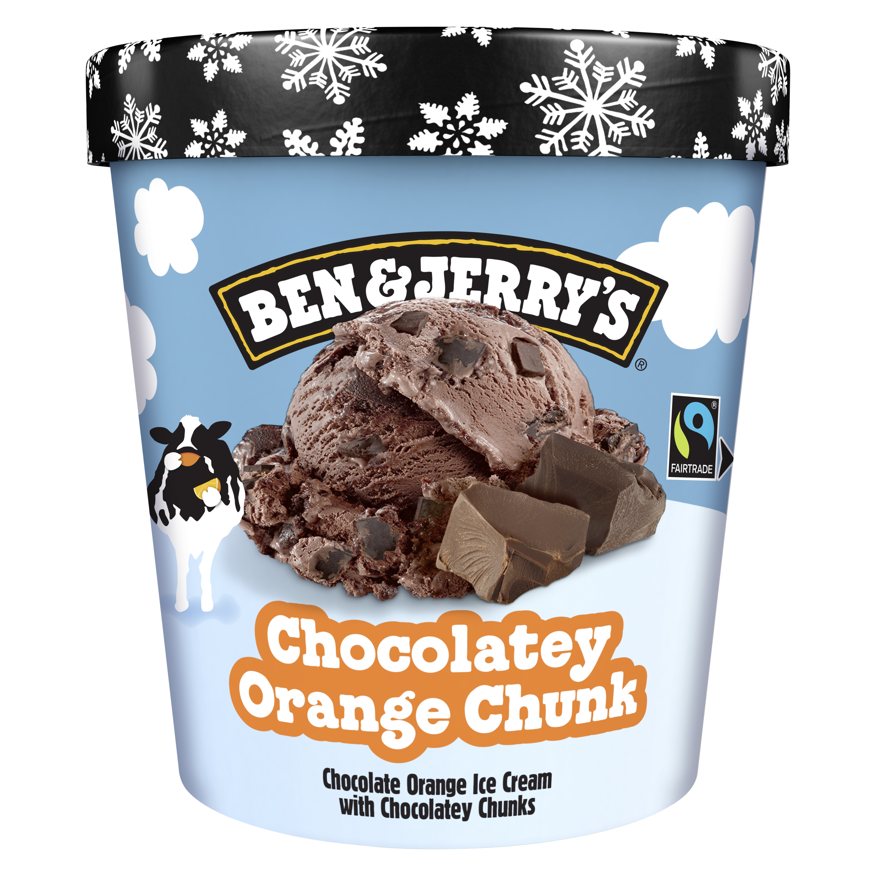 Ben & Jerry's Chocolatey Orange Chunk 465 ml packshot