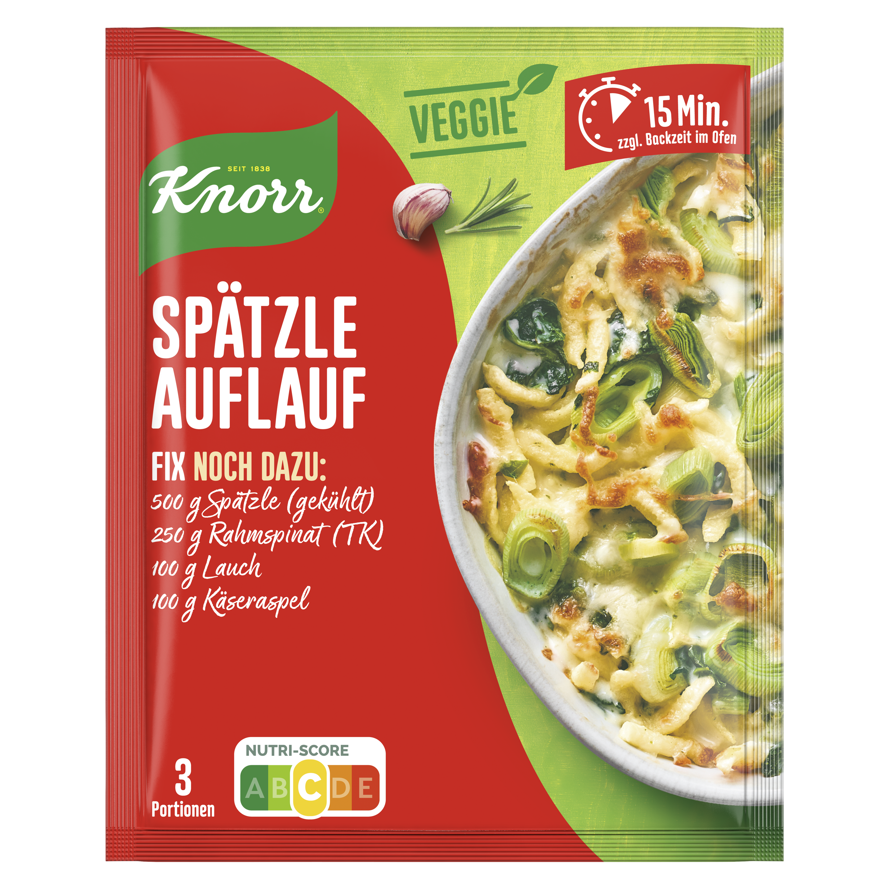 Knorr Fix Spaetzle-Auflauf 40 g packshot