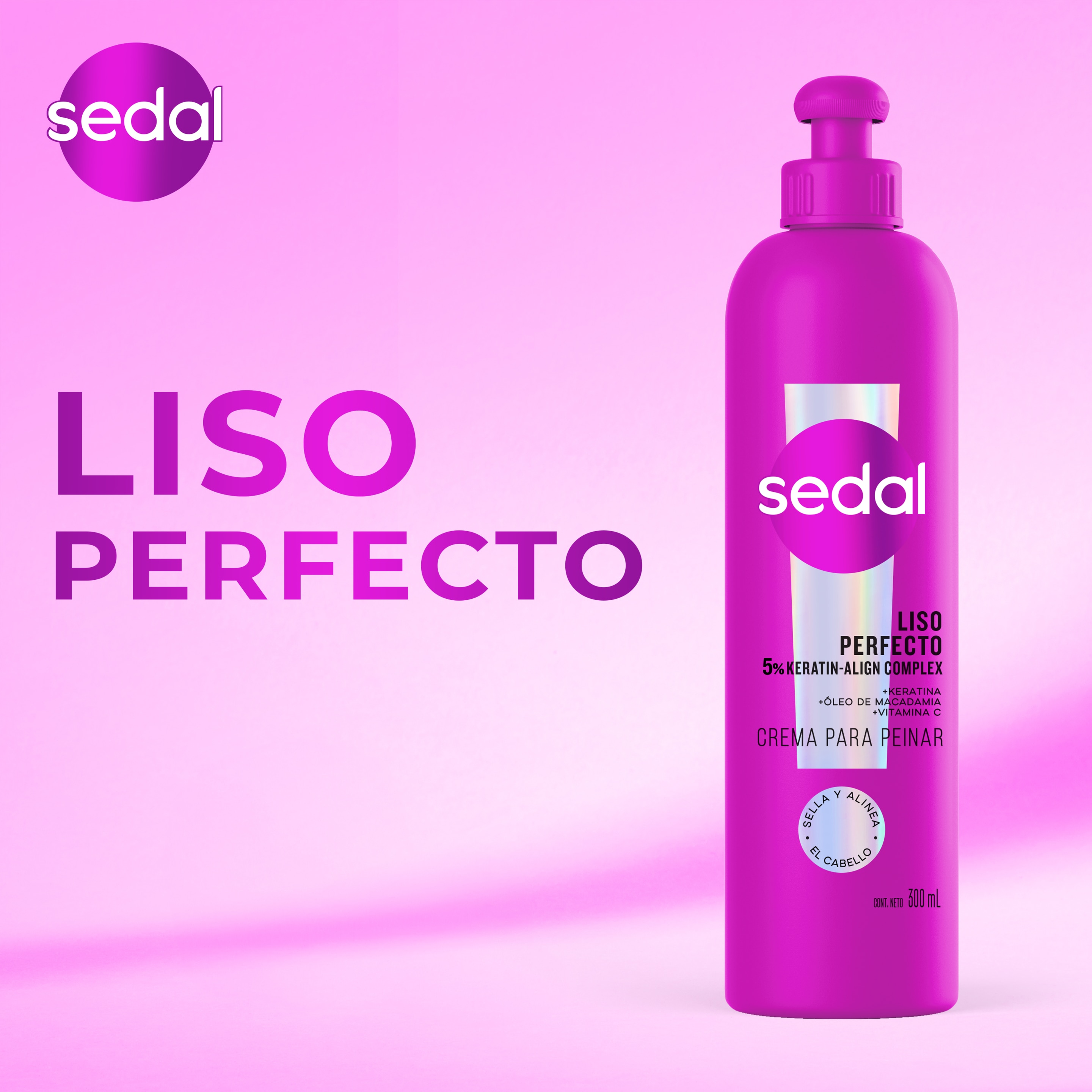 Sedal Liso Perfecto Crema para peinar