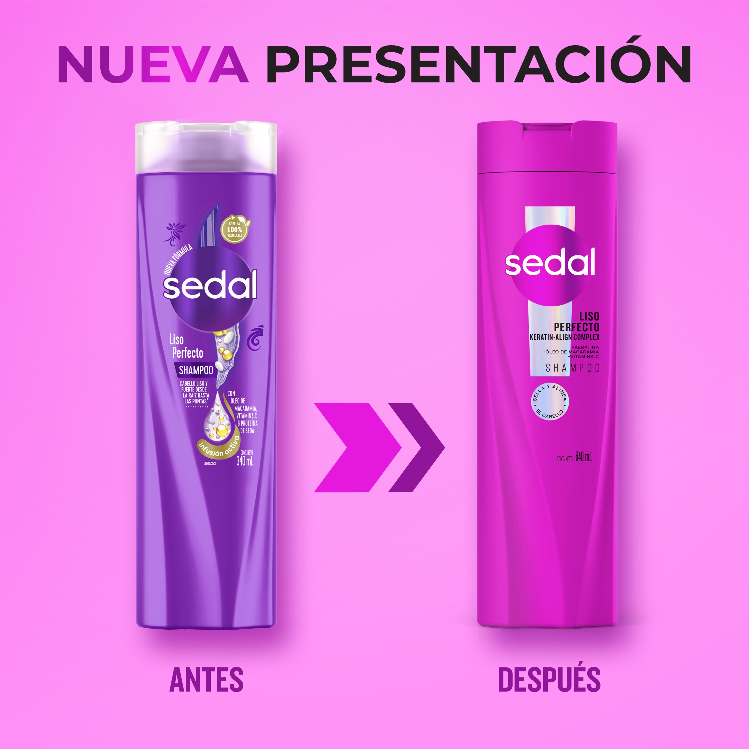 Sedal Liso Perfecto Shampoo