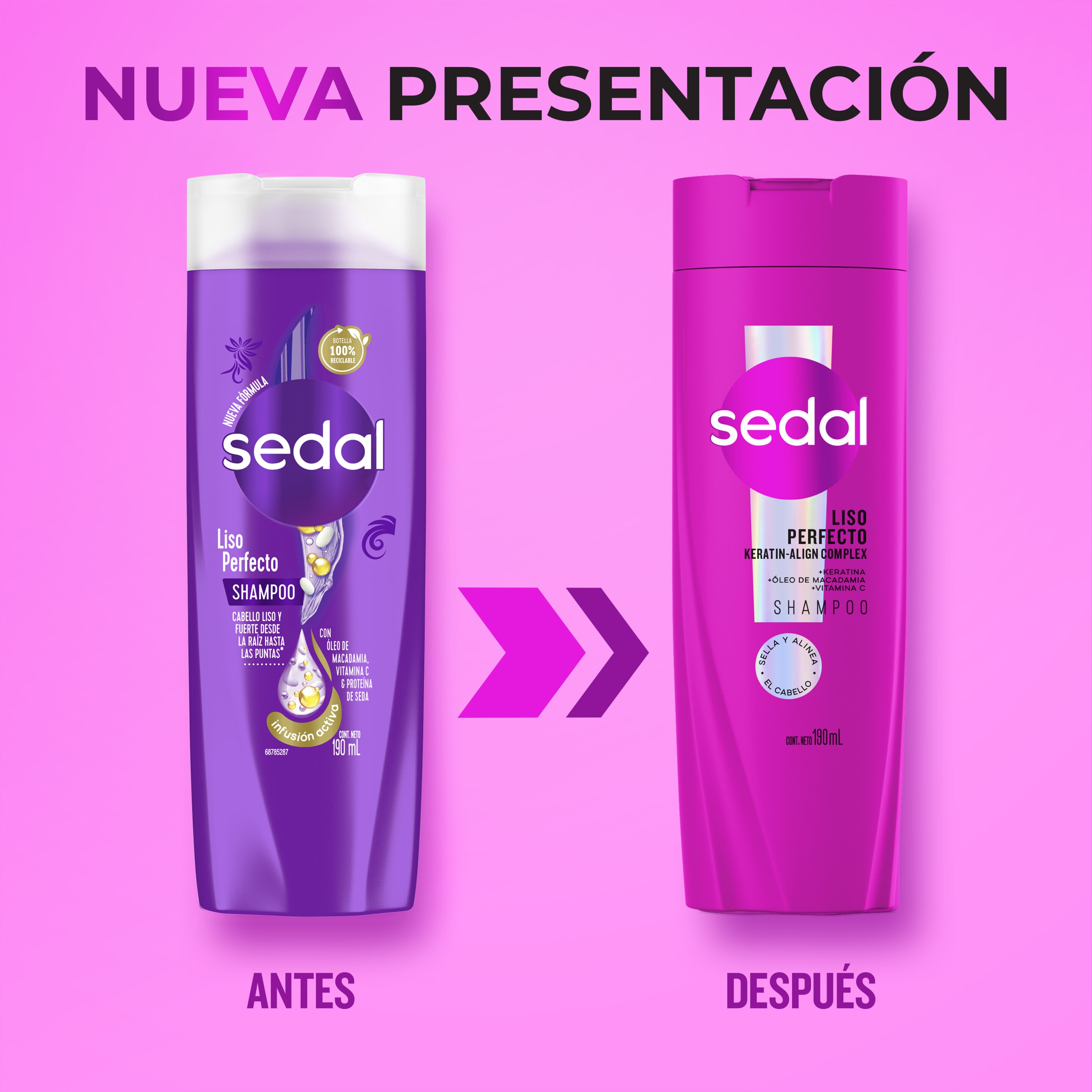 Sedal Liso Perfecto Shampoo