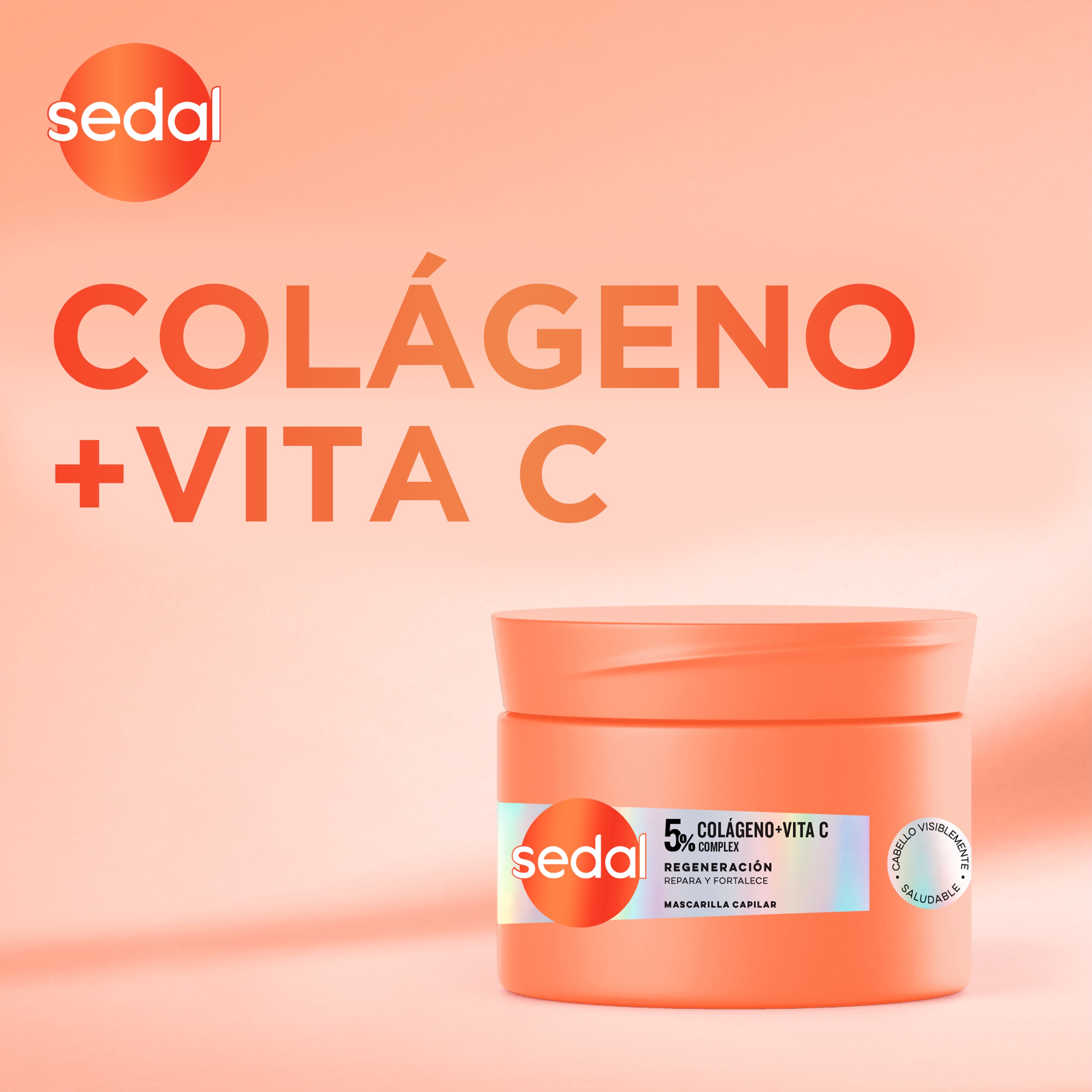 Sedal Colágeno + Vitamina C Máscara de tratamiento