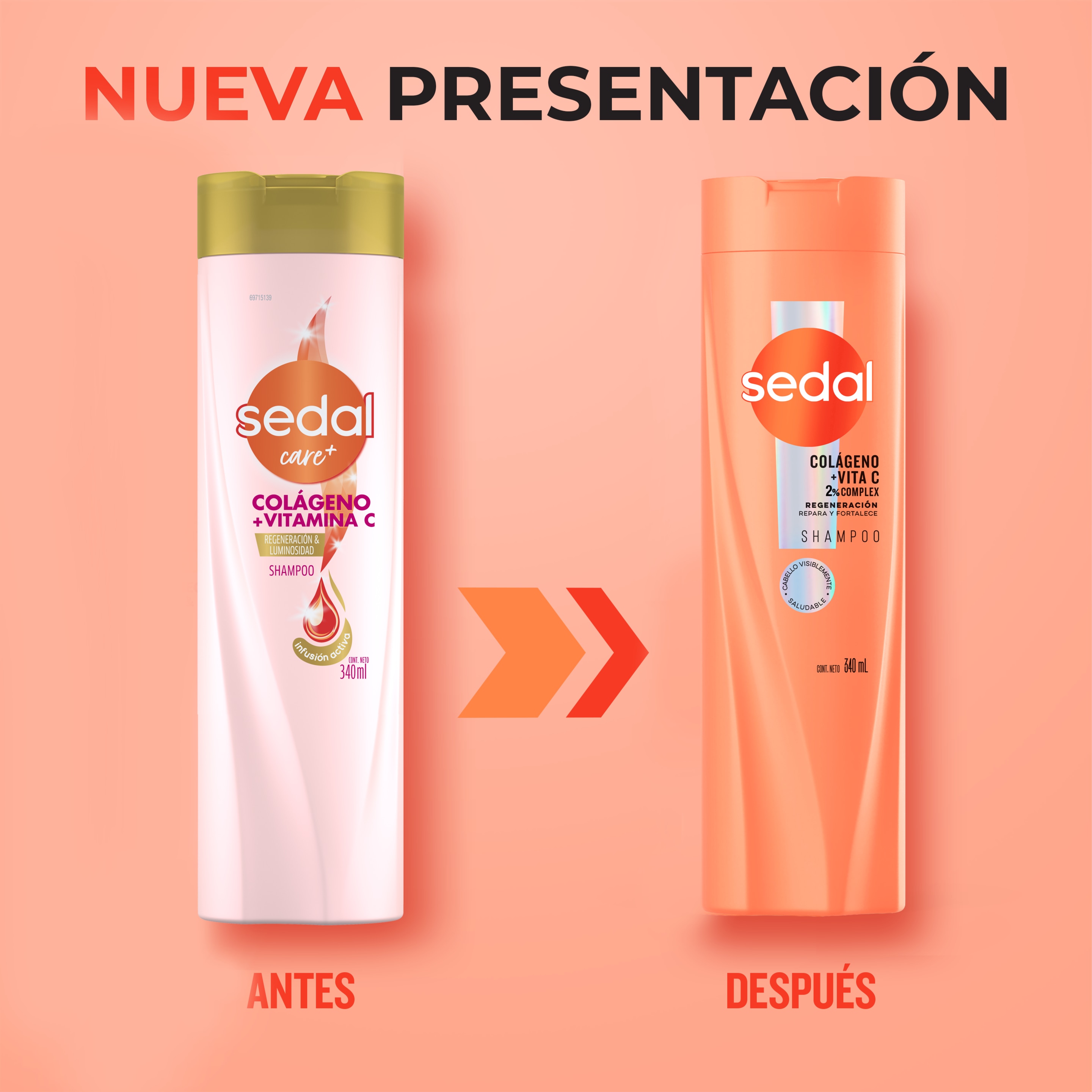 Sedal Colágeno + Vitamina C Shampoo